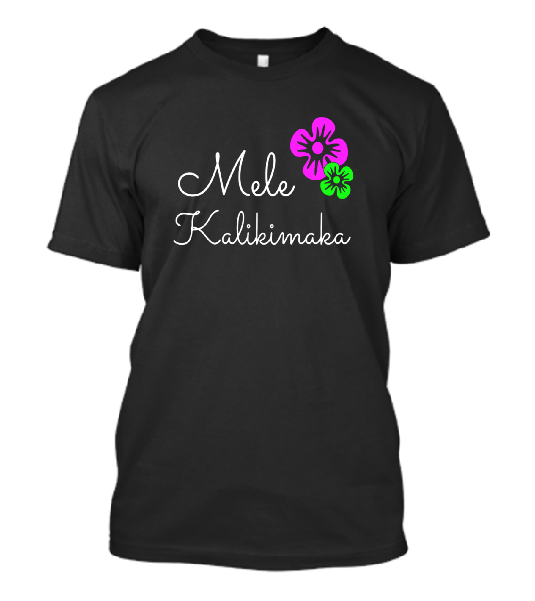 Mele Kalikimaka Hawaiian Floral T-Shirt