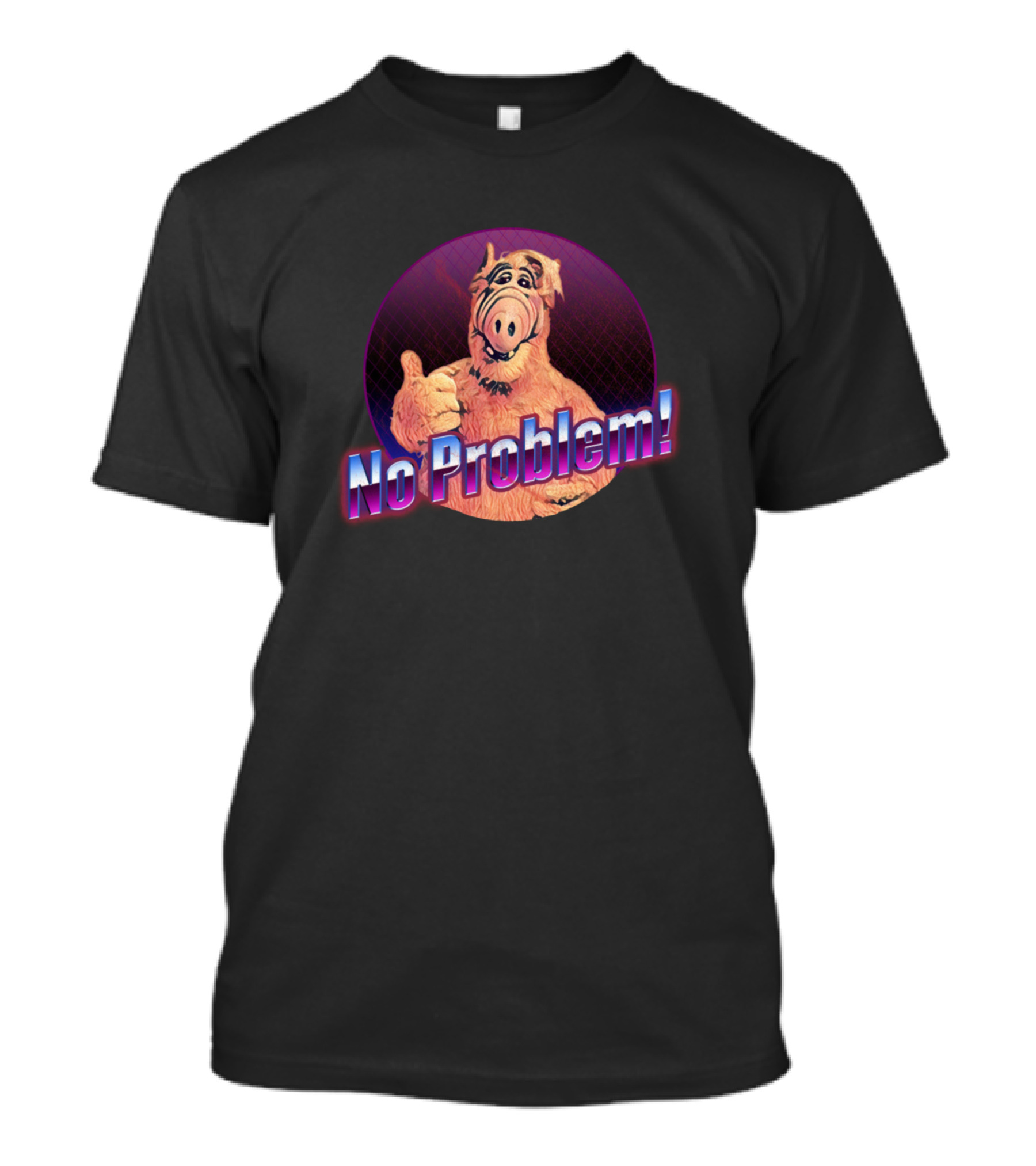 ALF No Problem Vintage Style Iconic 80s Phrase T-Shirt