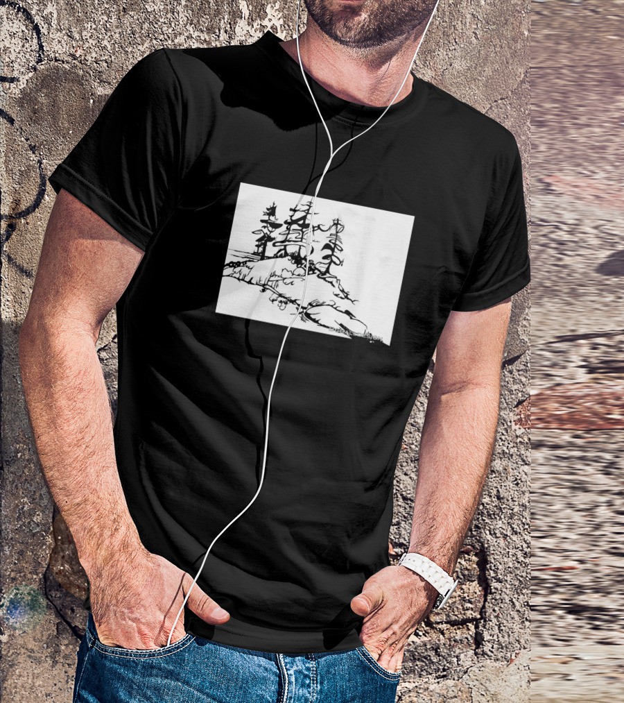 Queen Charlottes Coastal Forest Landscape T-Shirt
