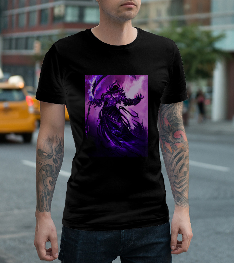 Rising Reaper Enigmatic Purple Shadow Wielder T-Shirt