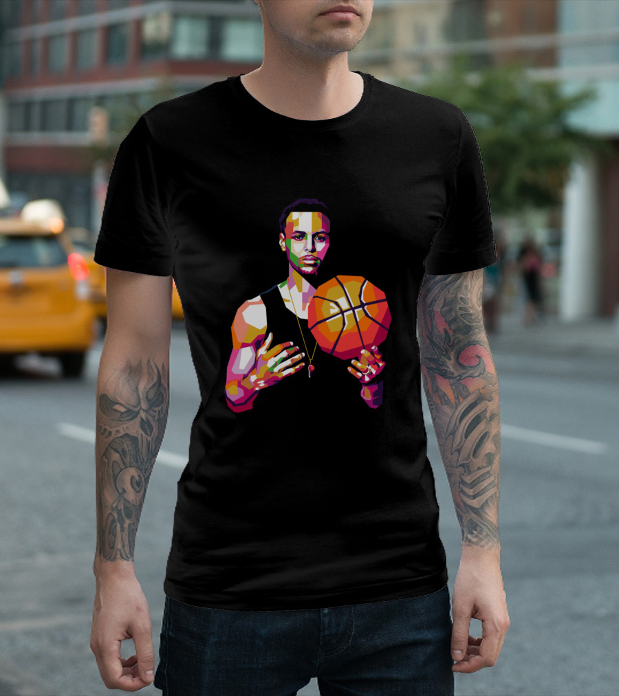 Stephen Curry Vibrant Basketball T-Shirt