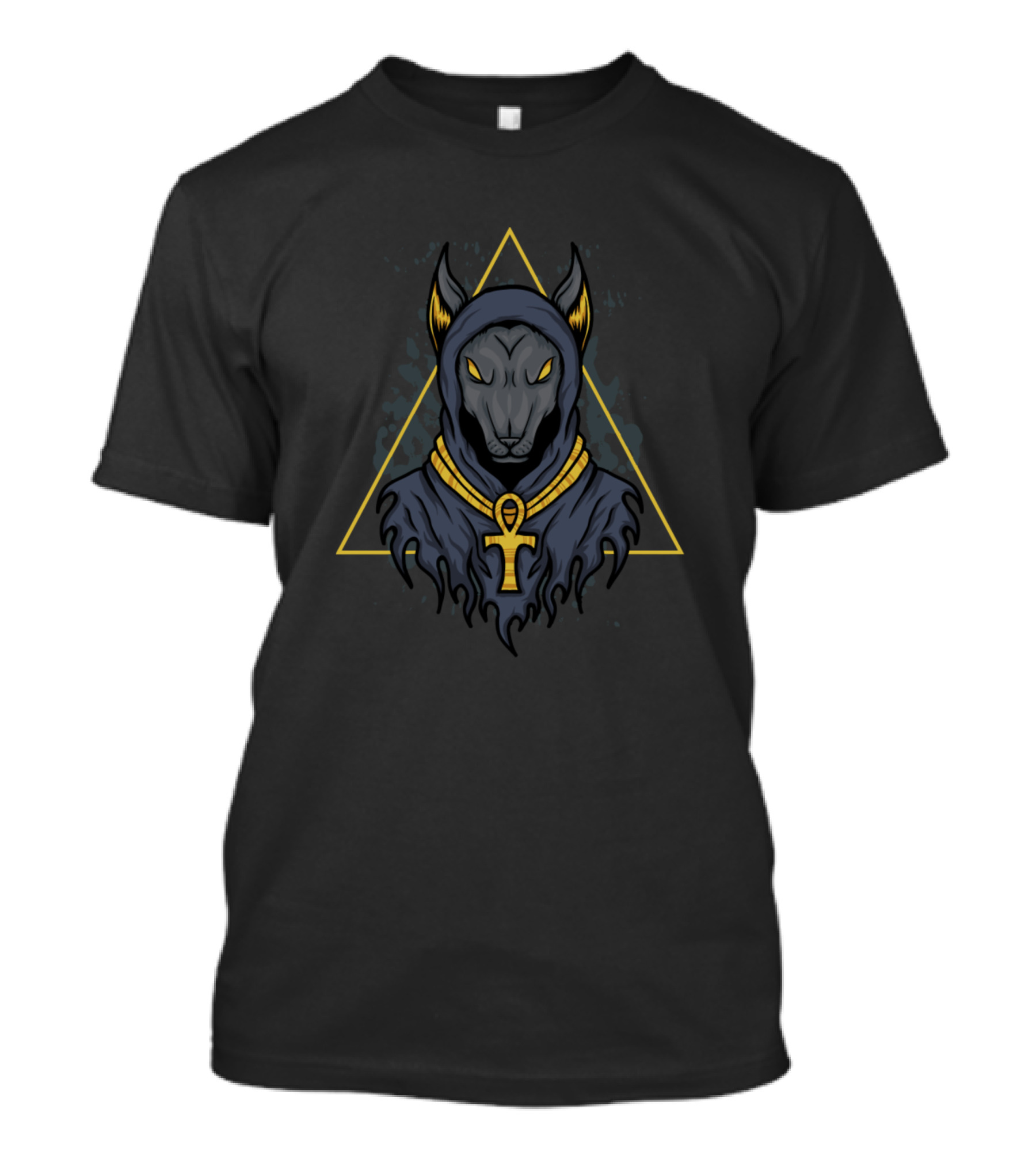 Wolf Egyptian Gothic Anubis Wild Life T-Shirt