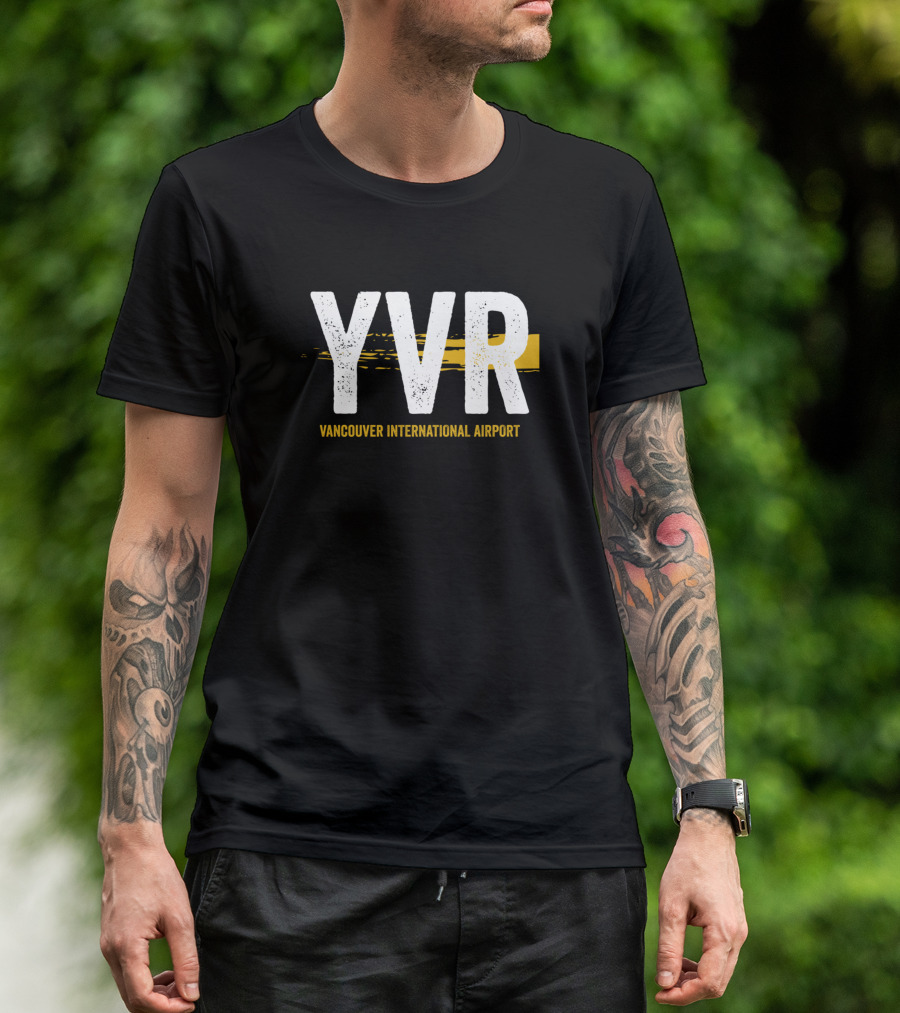 YVR Vancouver International Airport Code T-Shirt