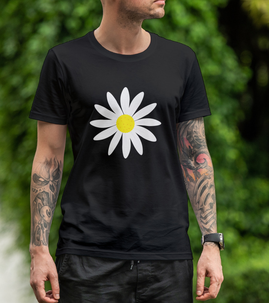 A White Daisy Flower T-Shirt