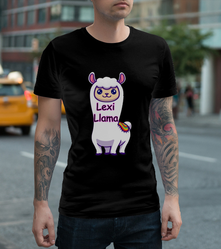 Lexi Llama Among Us X Zoro Rainbow Llama T-Shirt