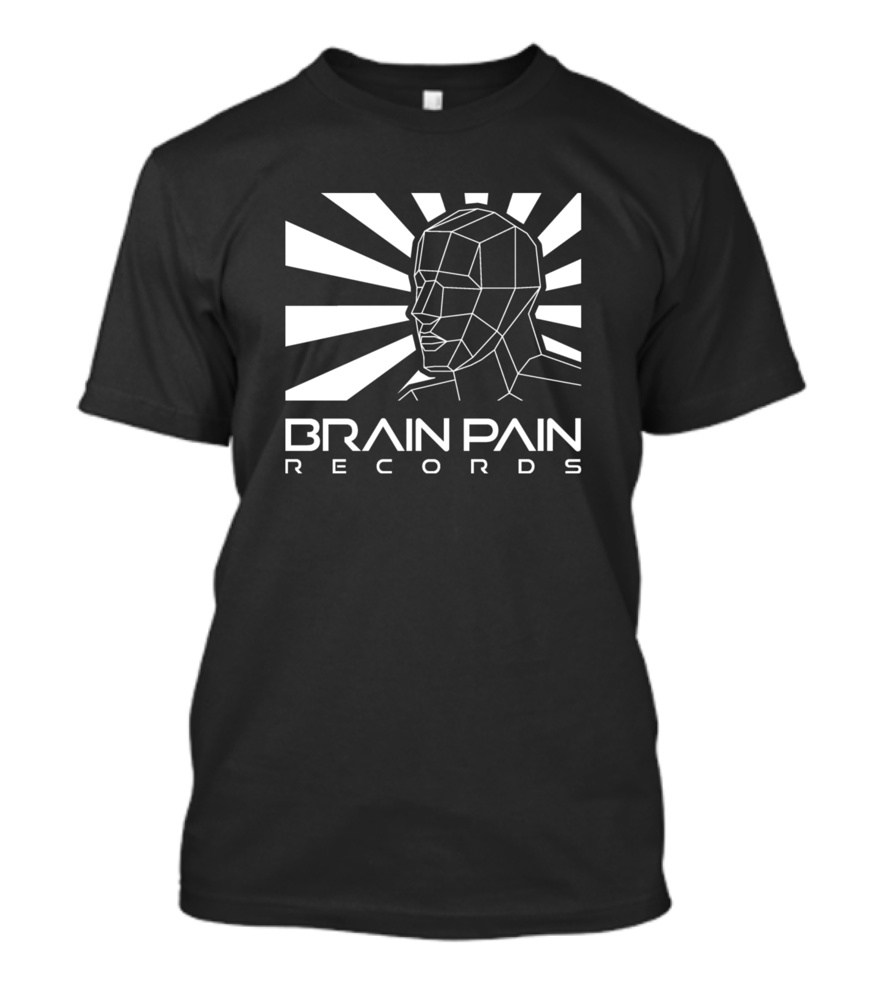 Brain Pain Records Geometric Headburst T-Shirt