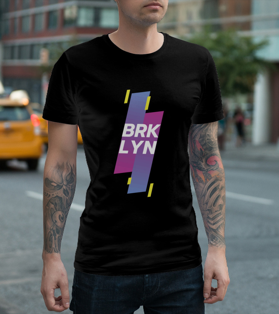 BRKLYN New York City Colorful T-Shirt