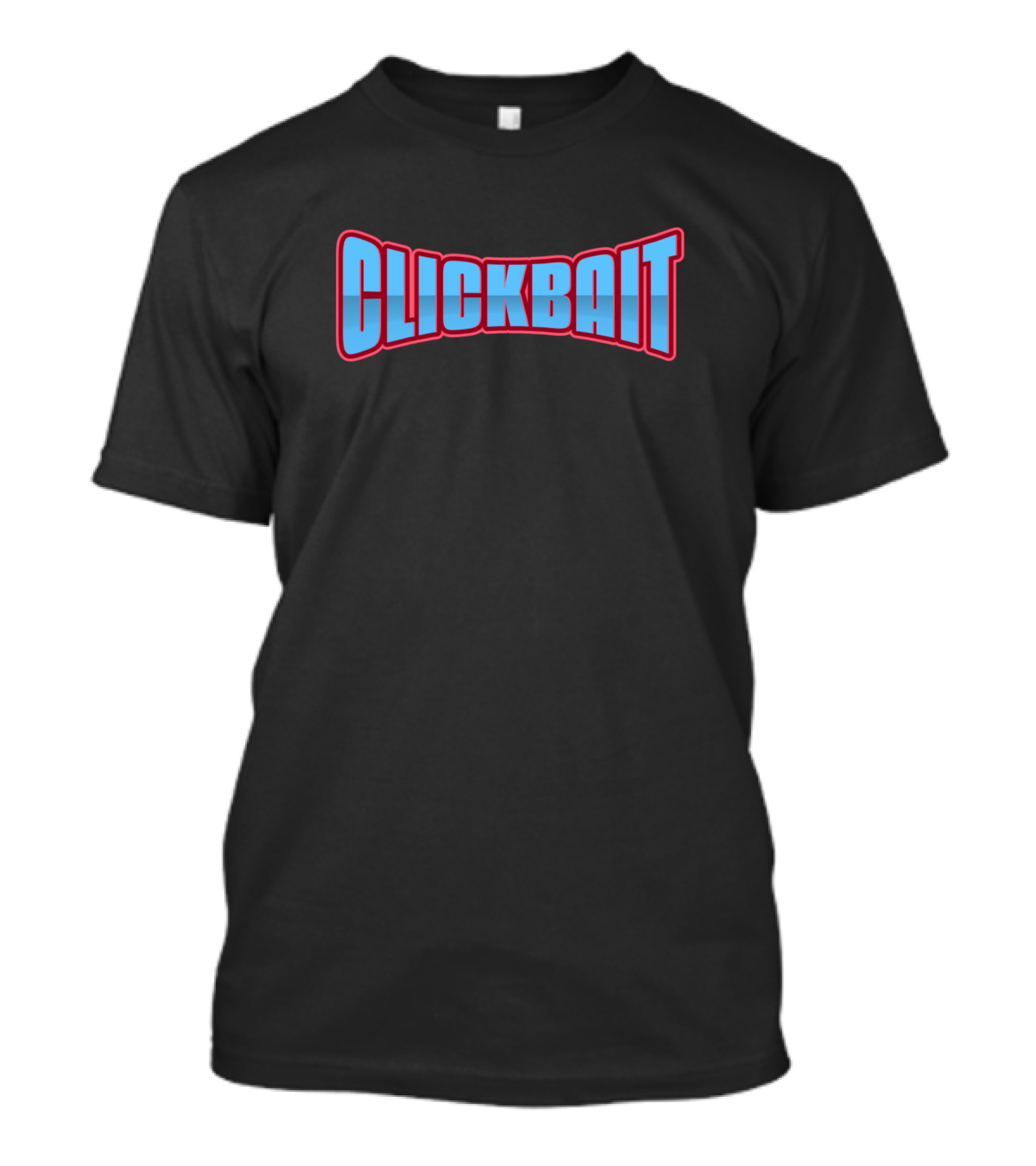 Clickbait Retro Text T-Shirt