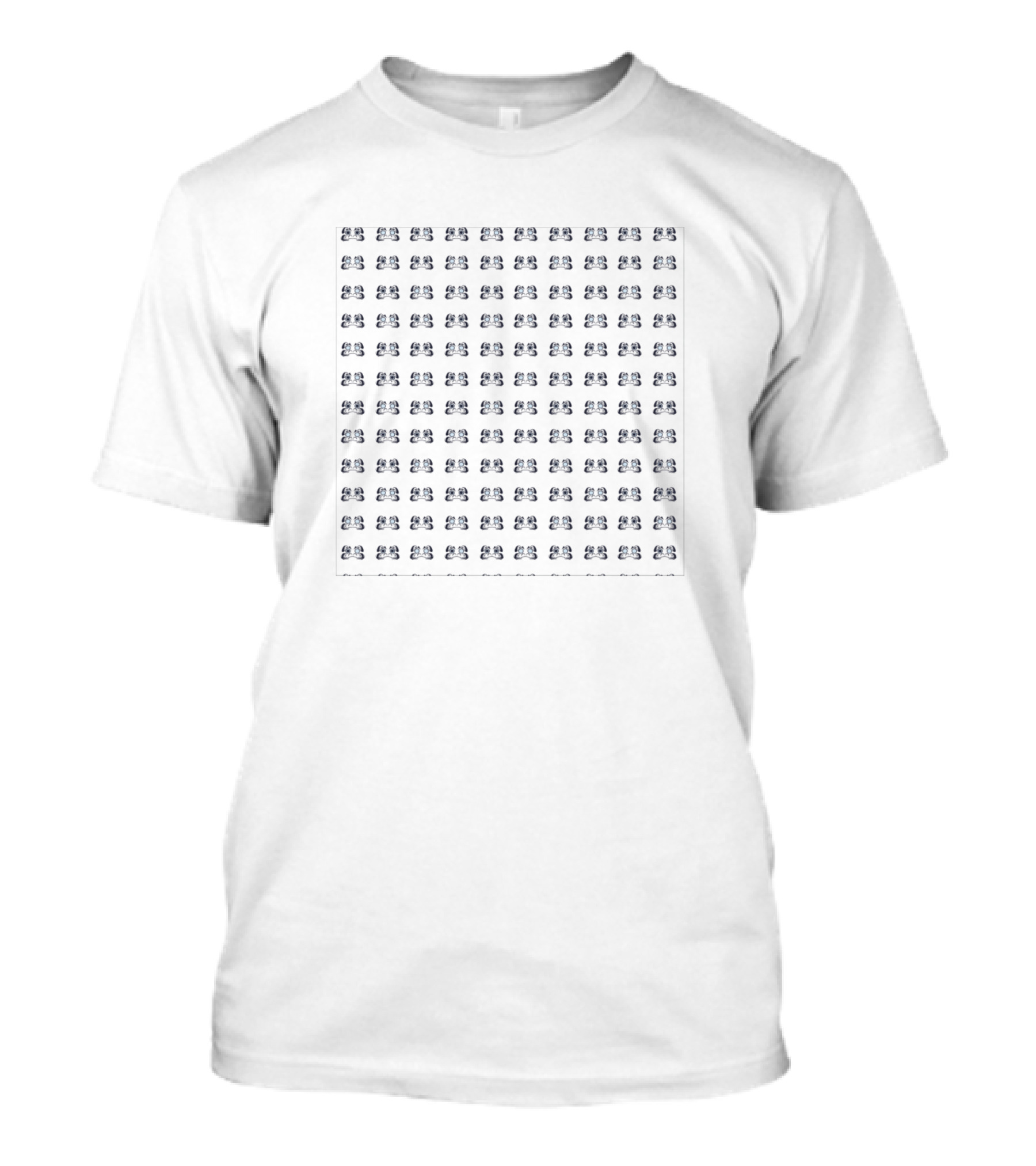 Daruma Faces Dot Matrix T-Shirt