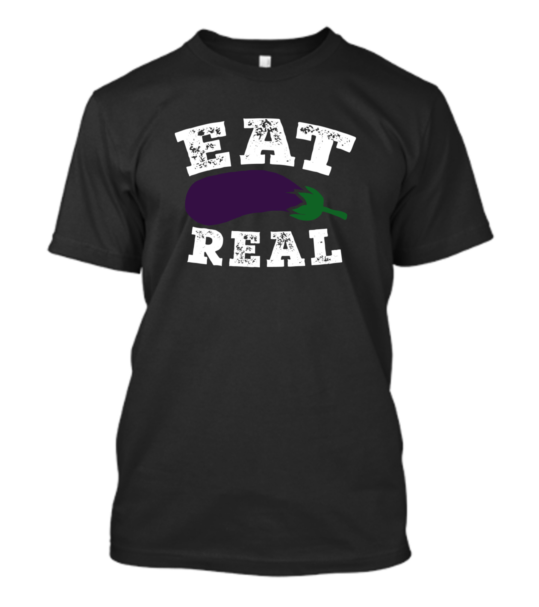 EAT REAL Eggplant National Food Day T-Shirt