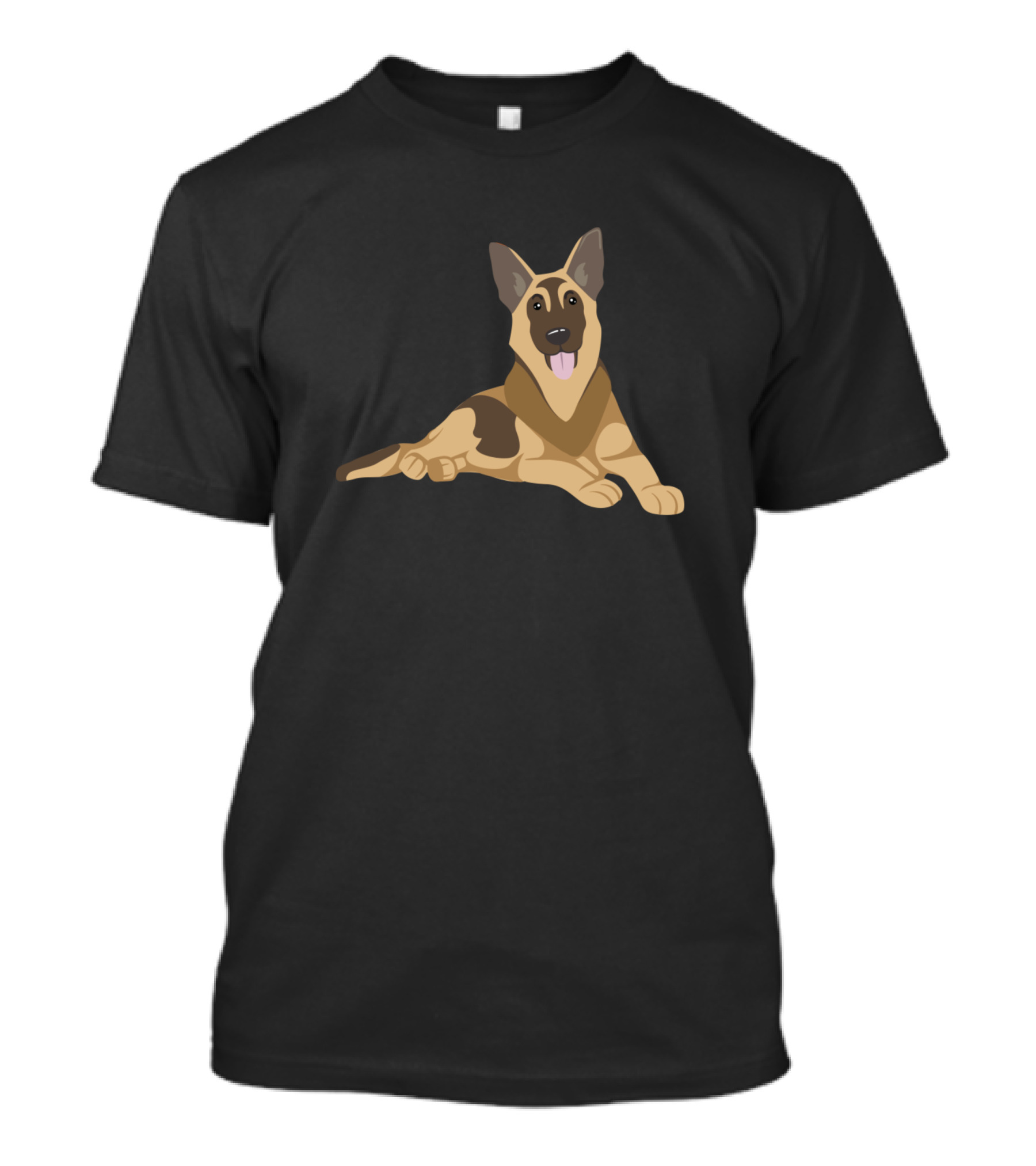 German Shepherd Dog Lying Down T-Shirt
