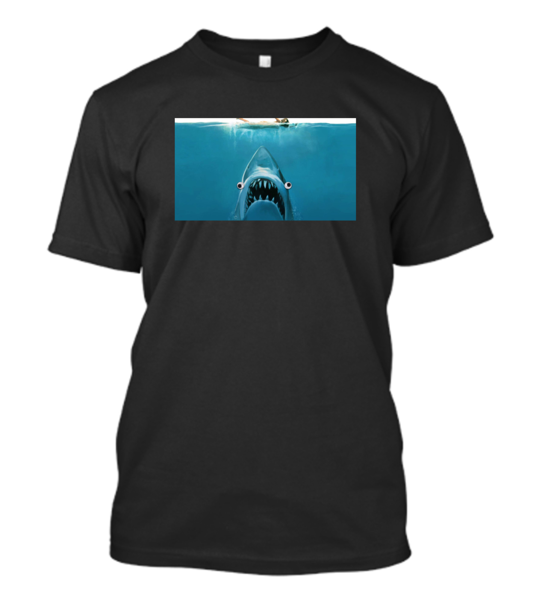 Jaws Shark Artwork Classic Iconic Scene T-Shirt
