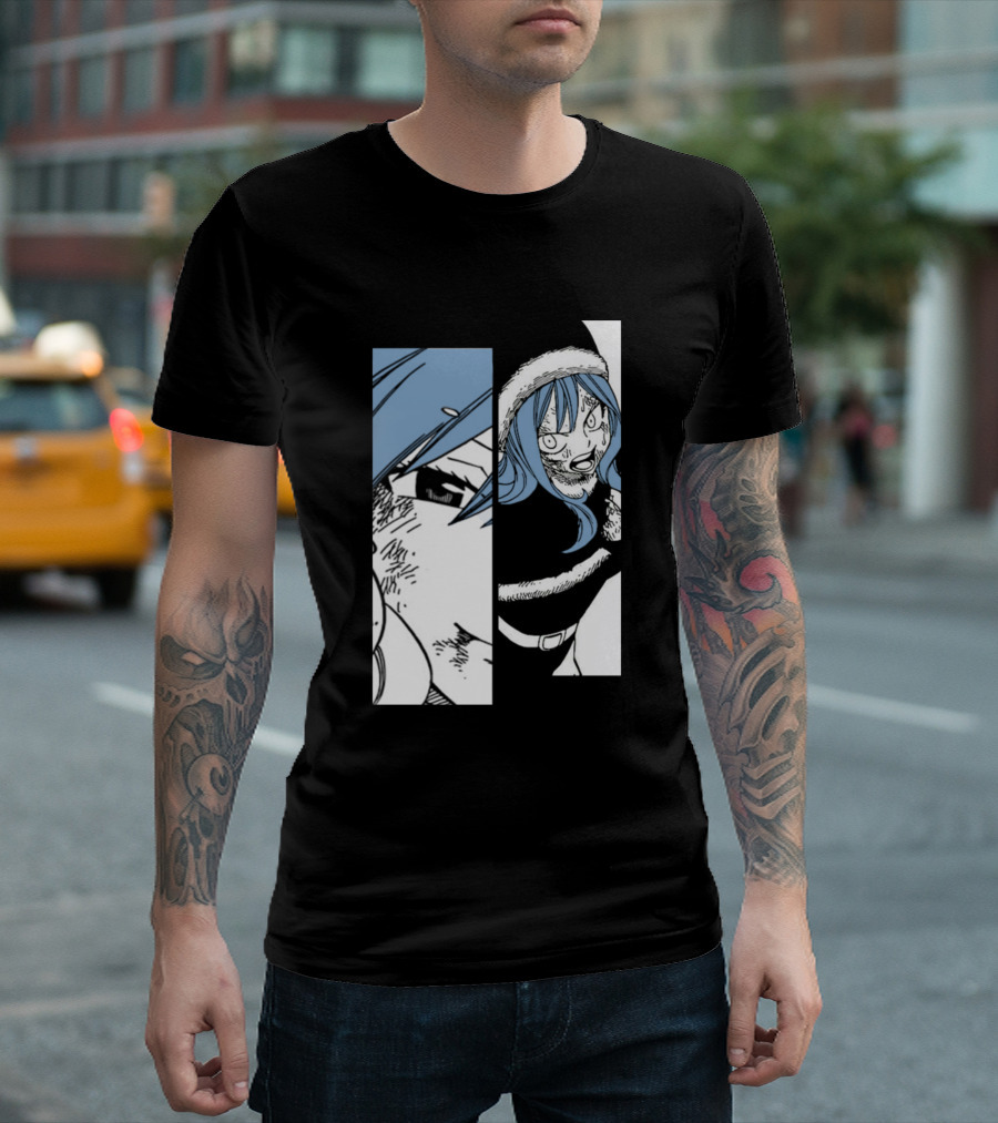 Juvia Lockser Manga Split Panels T-Shirt