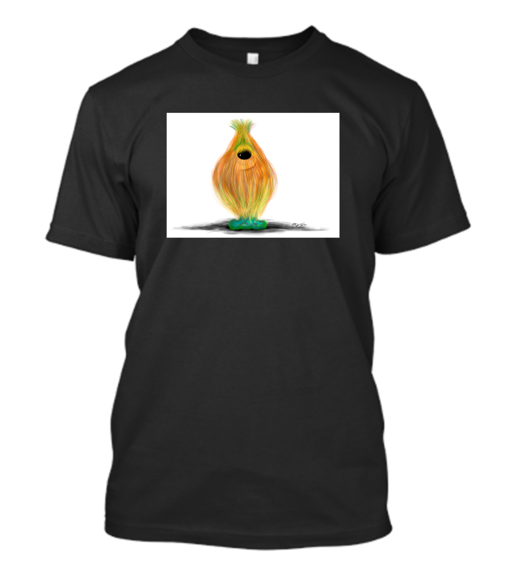 Pineapple Fur Creature Art By D.V T-Shirt