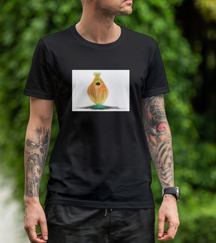 Pineapple Fur Creature Art By D.V T-Shirt