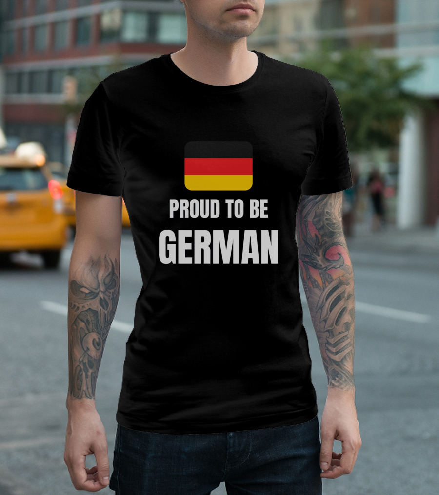 Proud To Be German Flag Icon T-Shirt