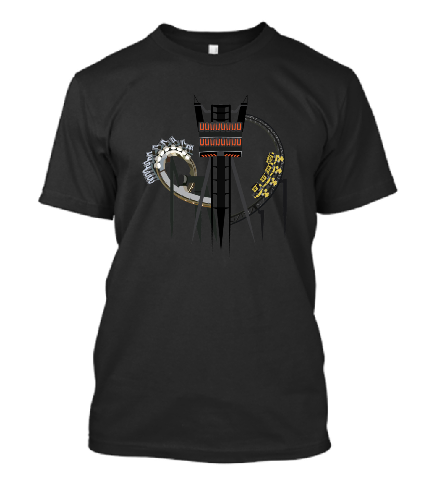 Alton Towers Ride Trio Oblivion Nemesis Smiler T-Shirt