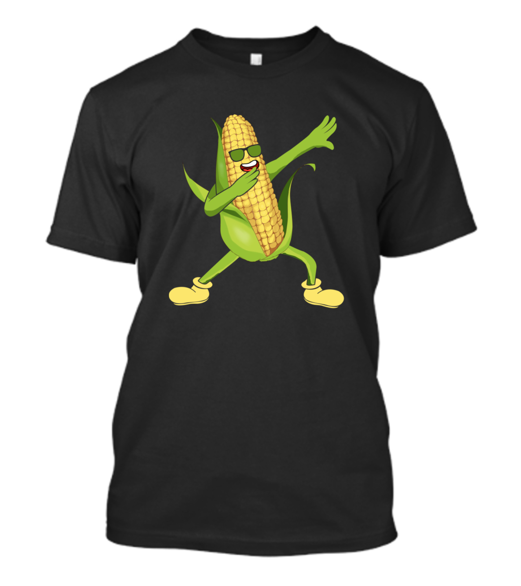 Funny Dancing Dabbing Corn Cob Farm Farming T-Shirt