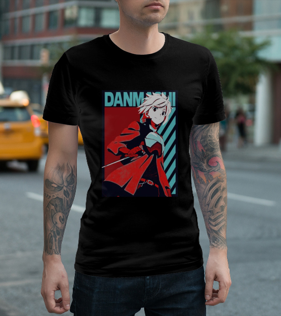 Danmachi Bell Cranel Heroic Pose T-Shirt