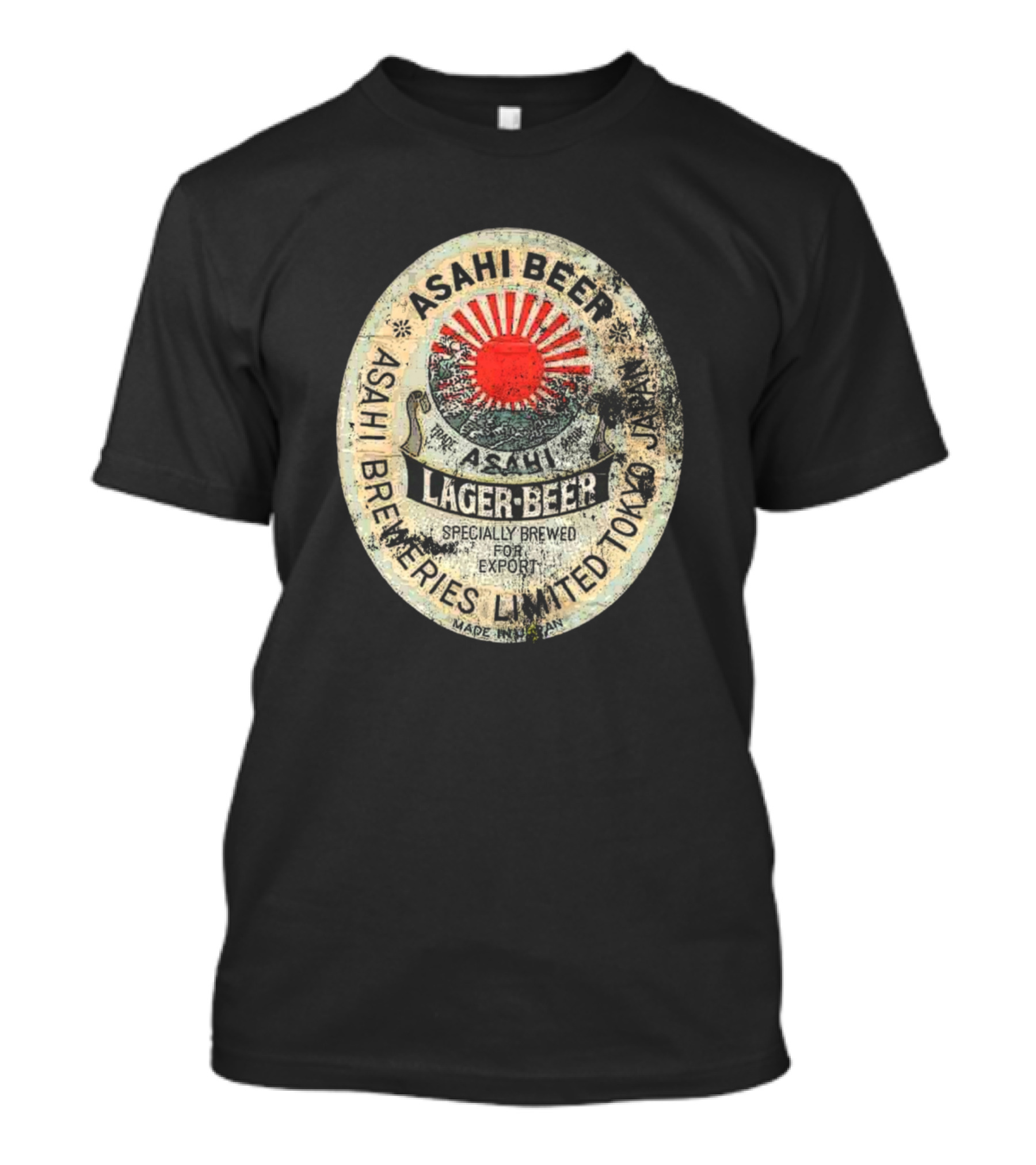 Asahi Beer Lager Beer Made In Japan Asahi Breweries Limited Tokyo T-Shirt