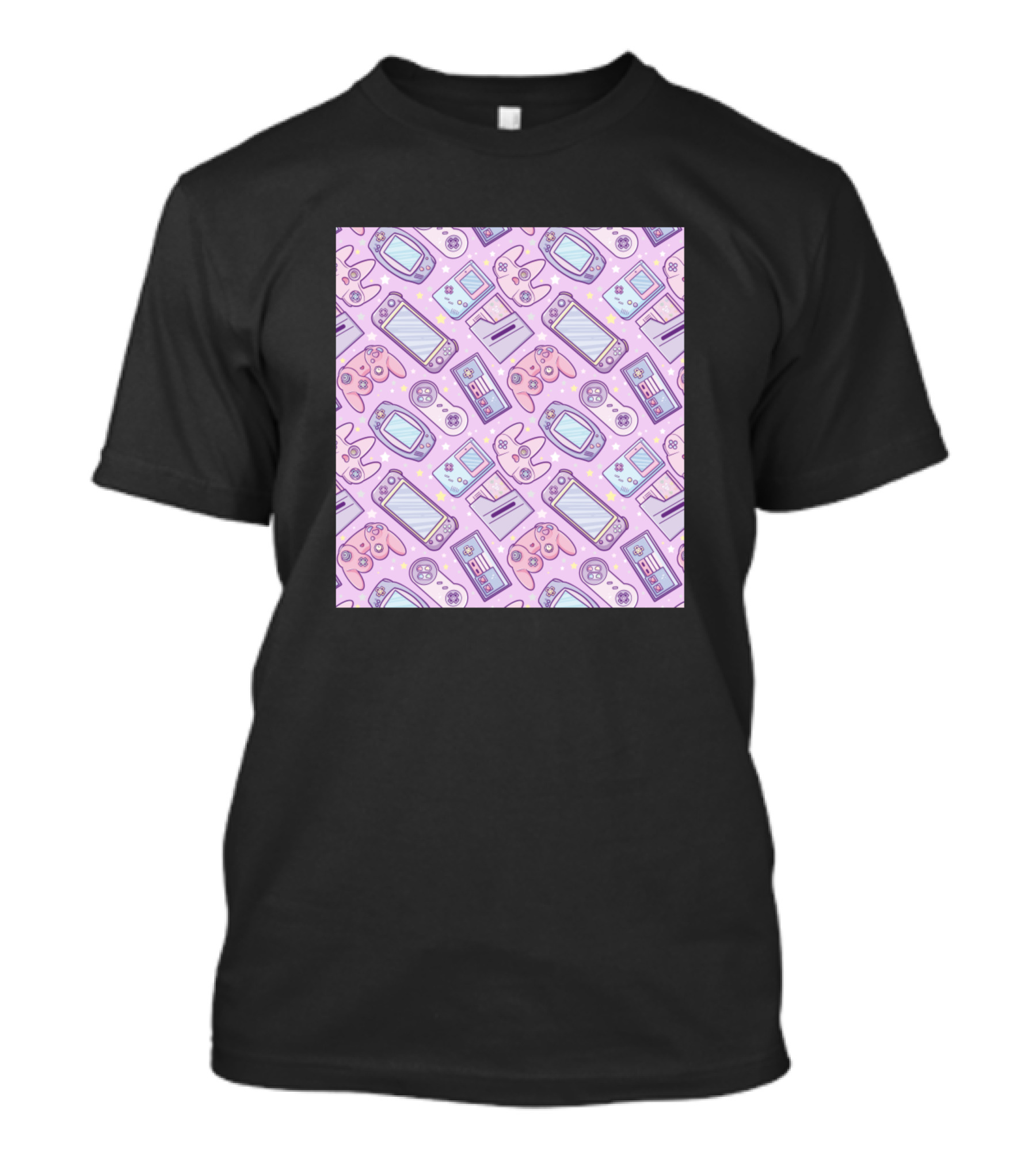 Kawaii Pastel Gamer Consoles Controllers T-Shirt