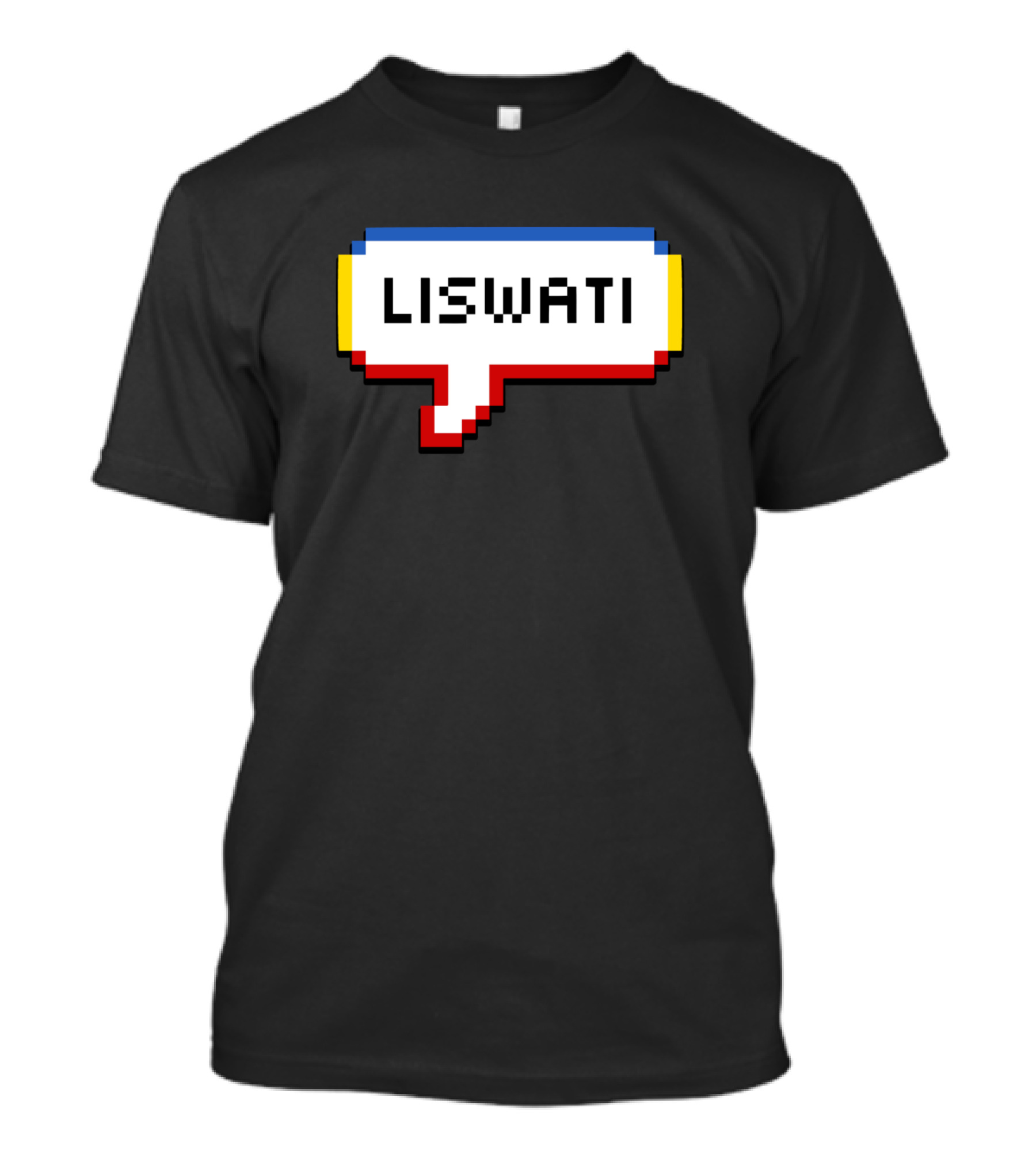 Liswati Eswatini Pixel Speech Bubble T-Shirt