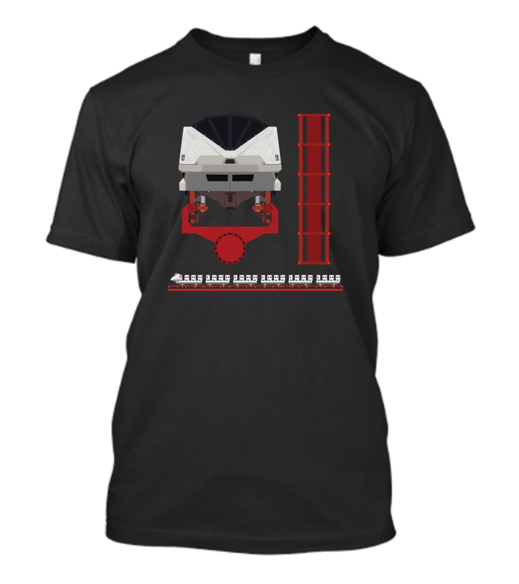 Magnum XL200 Roller Coaster Train And Track T-Shirt