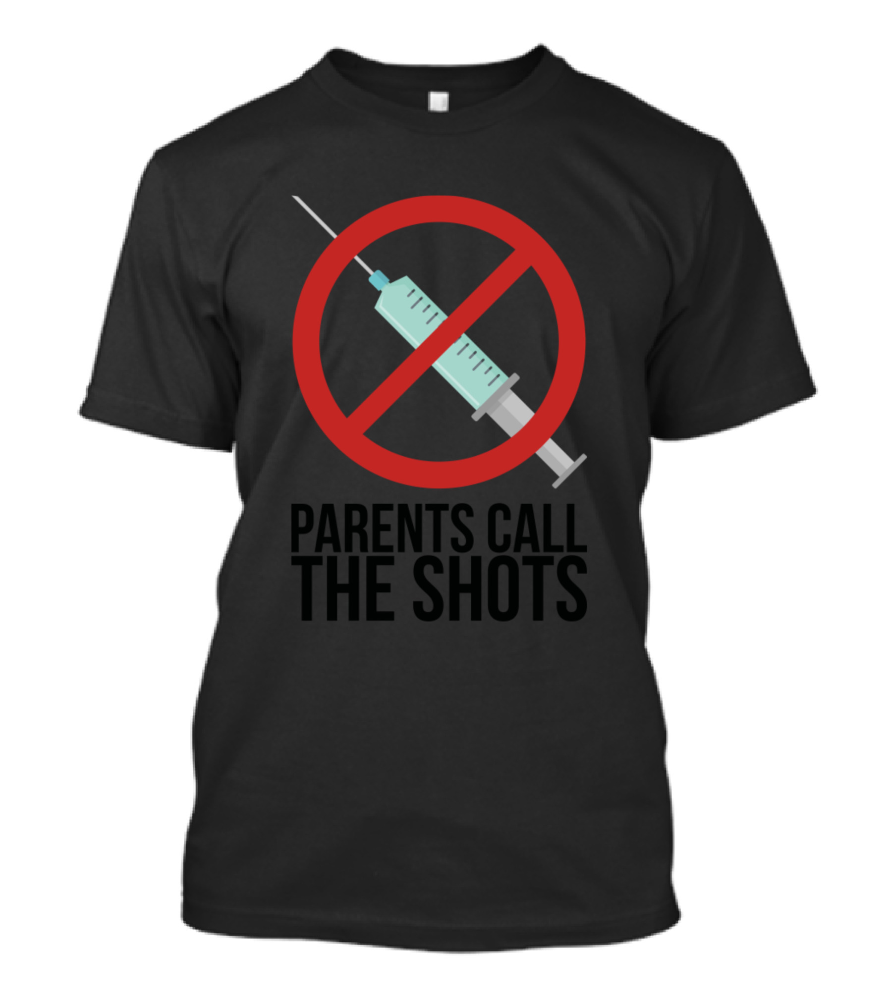 Parents Call The Shots No Syringe T-Shirt