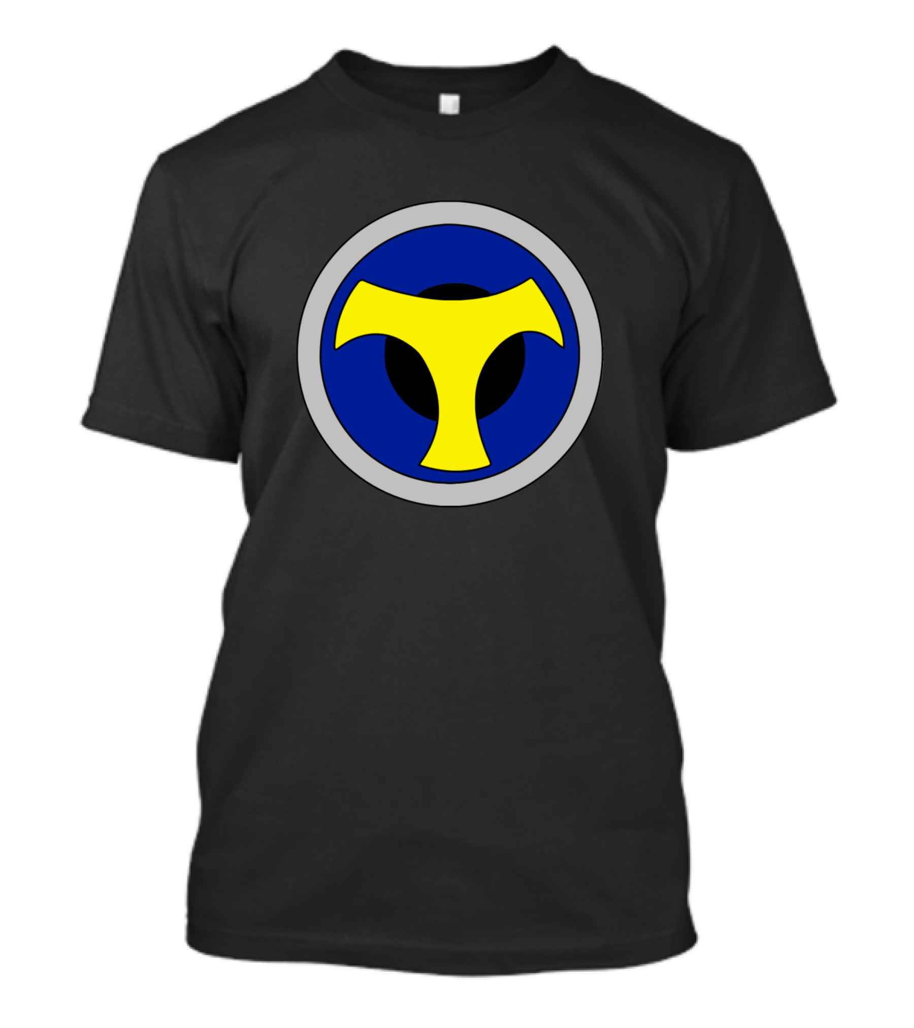 Taskmaster Symbol Blue And Yellow Emblem T-Shirt