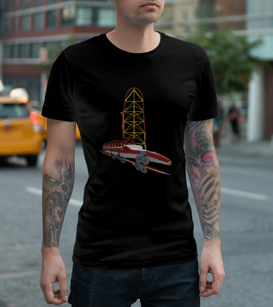 Top Thrill Dragster Roller Coaster Concept T-Shirt