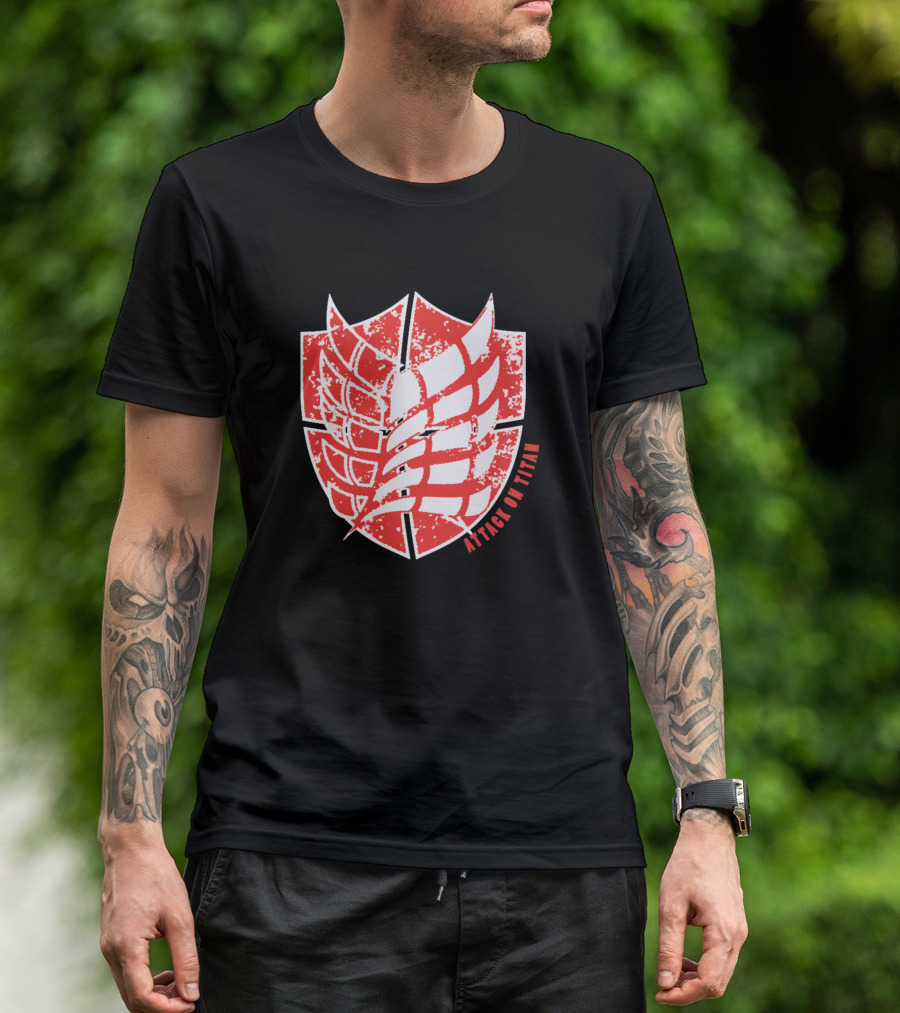 Attack On Titan Wings Of Freedom Shield T-Shirt
