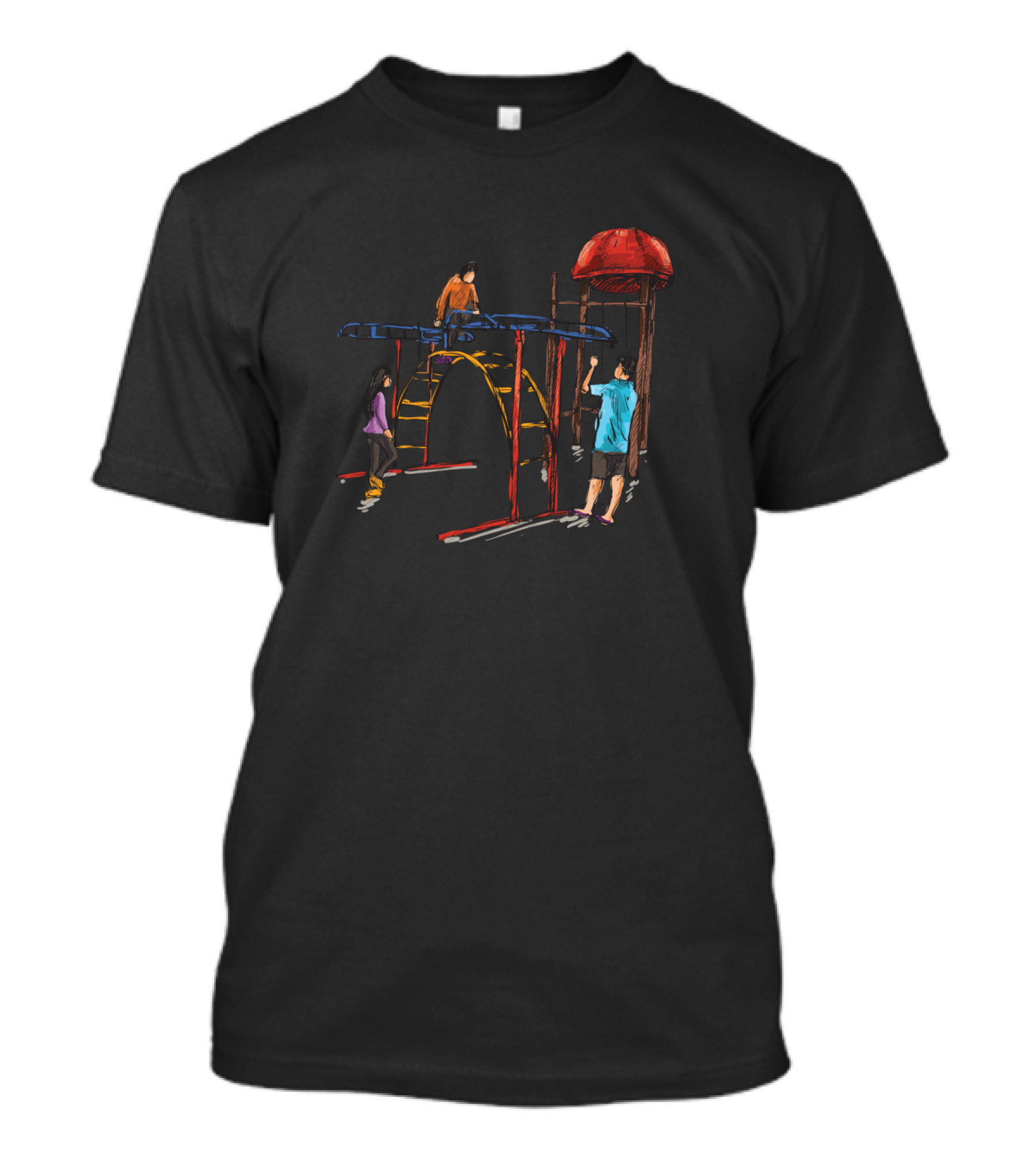 Sketch Playground Adventure With Playset Exploration T-Shirt