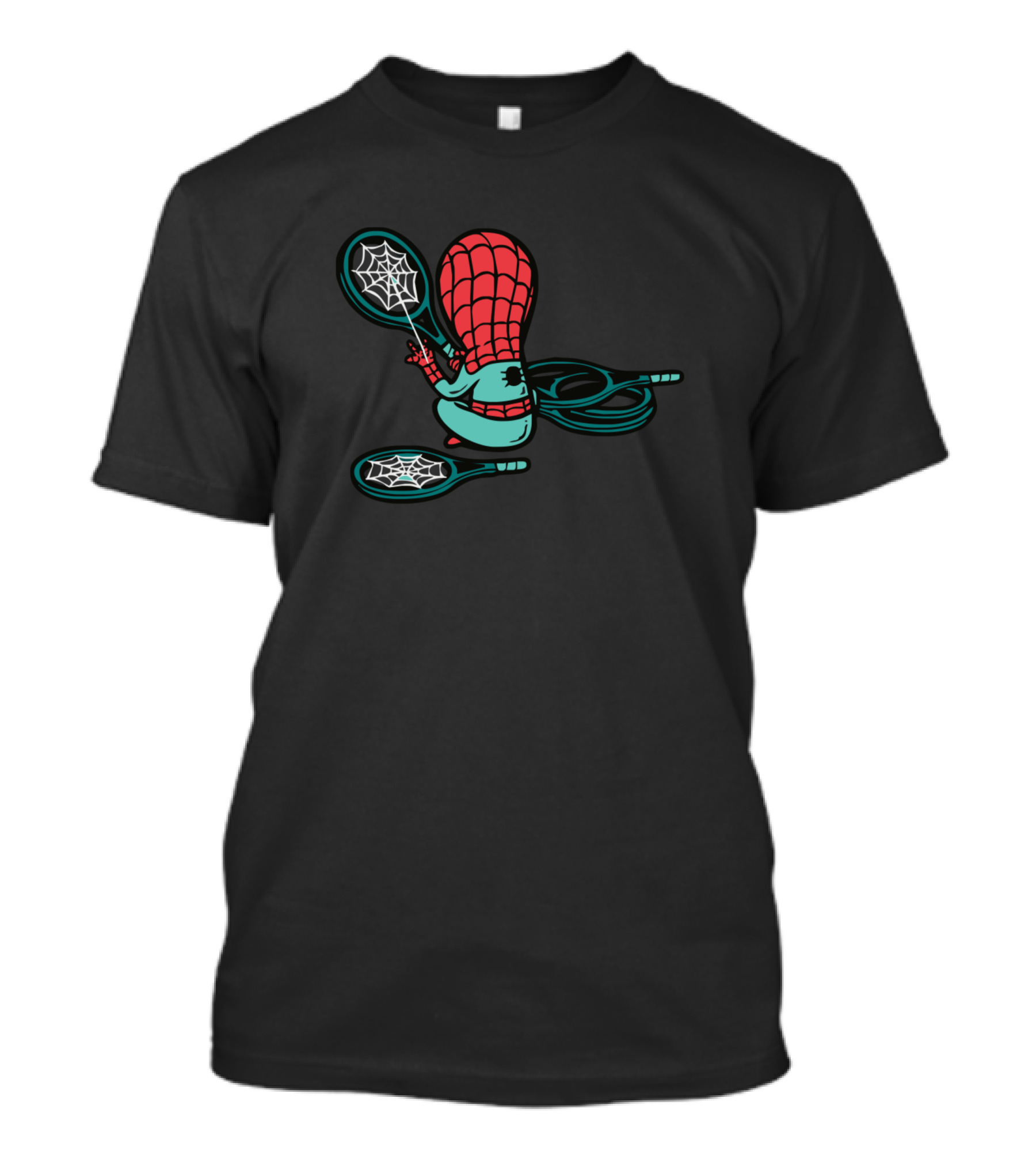 Spiderman Racket Web-Slinging Tennis Fly T-Shirt