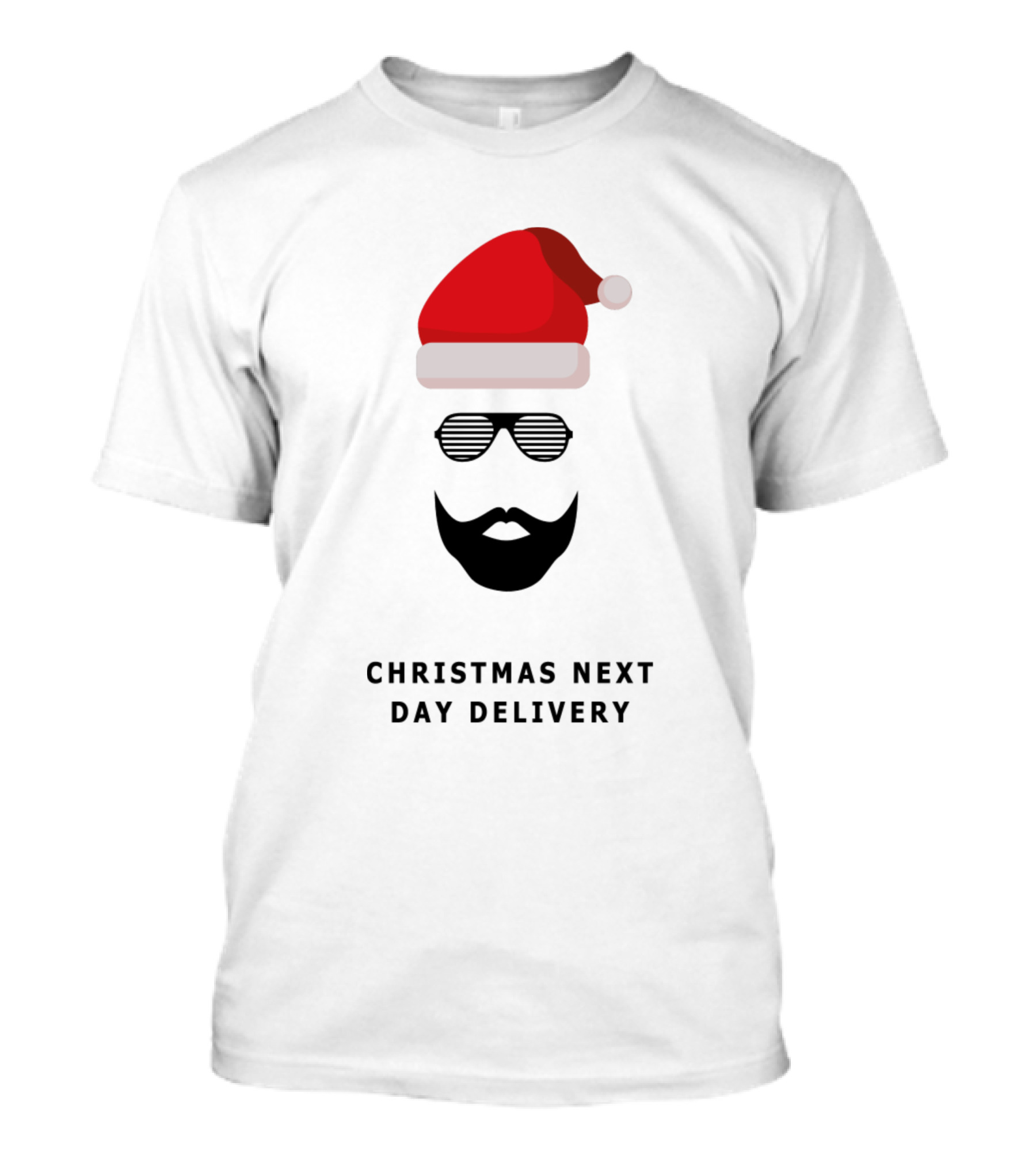 Christmas Next Day Delivery Retro Qrandpa T-Shirt