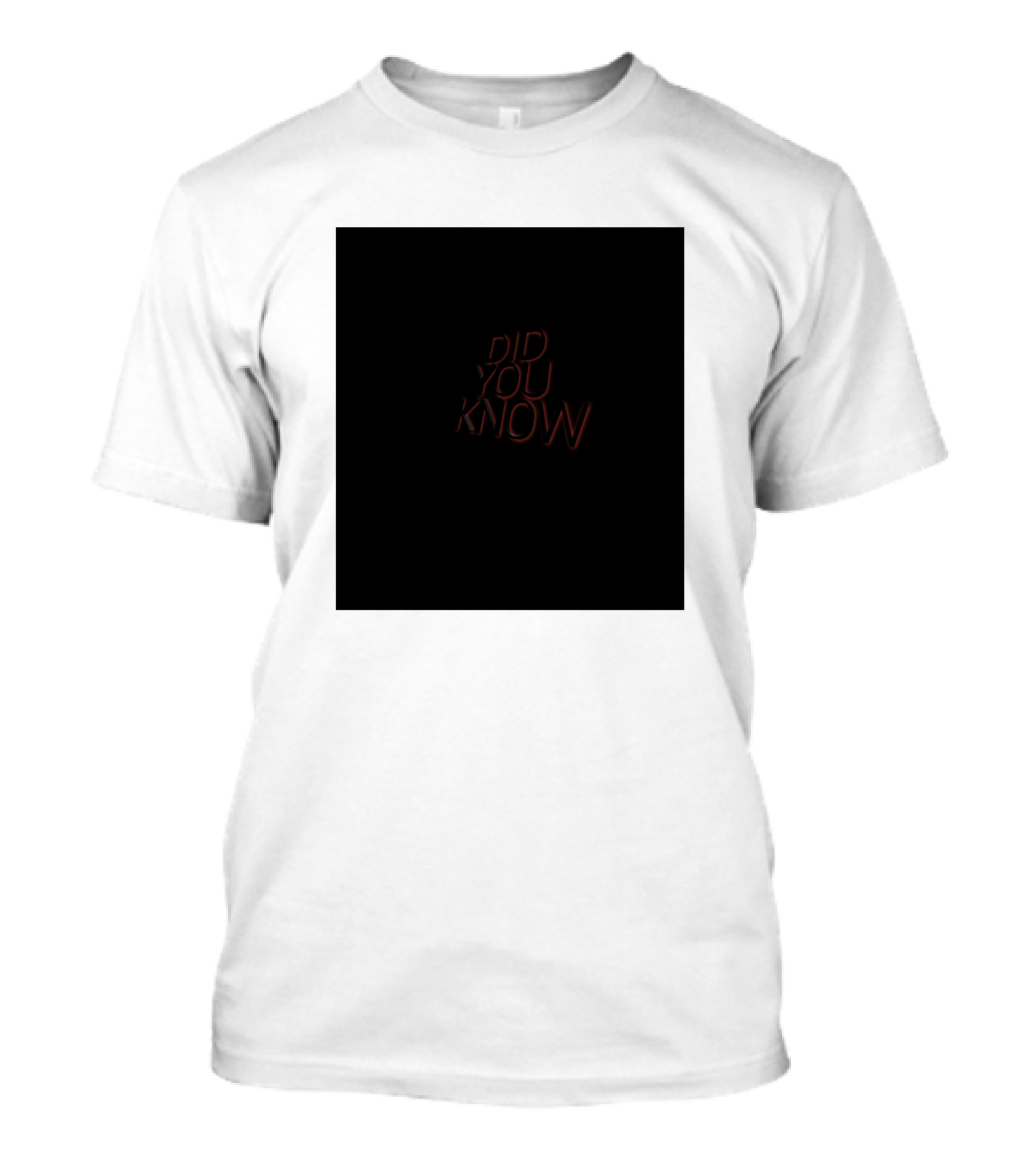Did You Know Neon Light Effect T-Shirt
