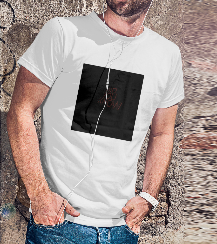Did You Know Neon Light Effect T-Shirt