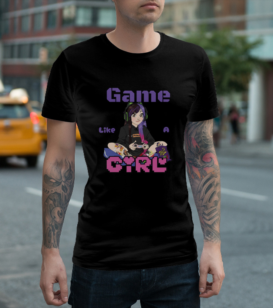Game Like A Girl Digital Princxss Pokeprincxss T-Shirt