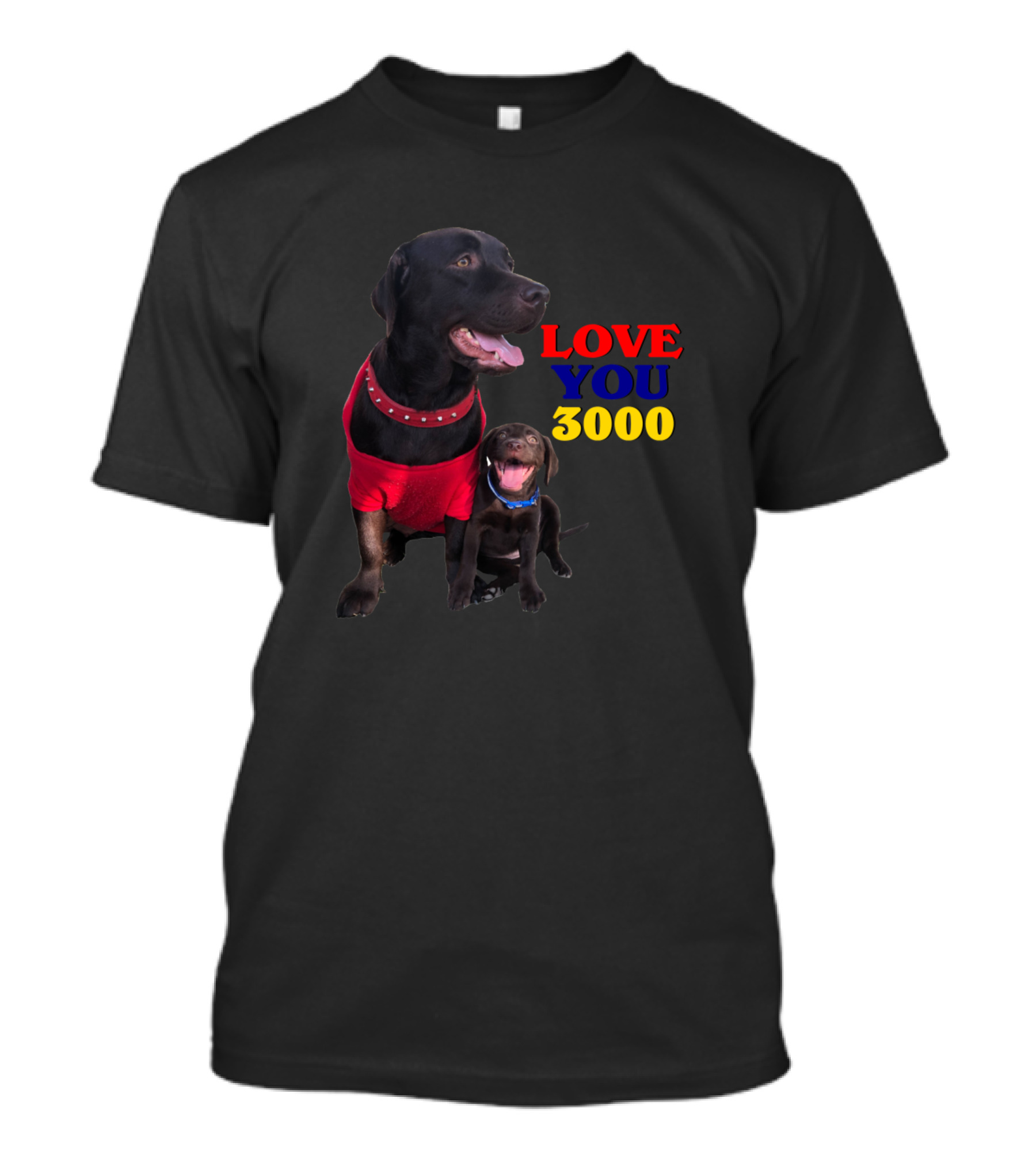 Love You 3000 Dogs In Colorful Outfits T-Shirt