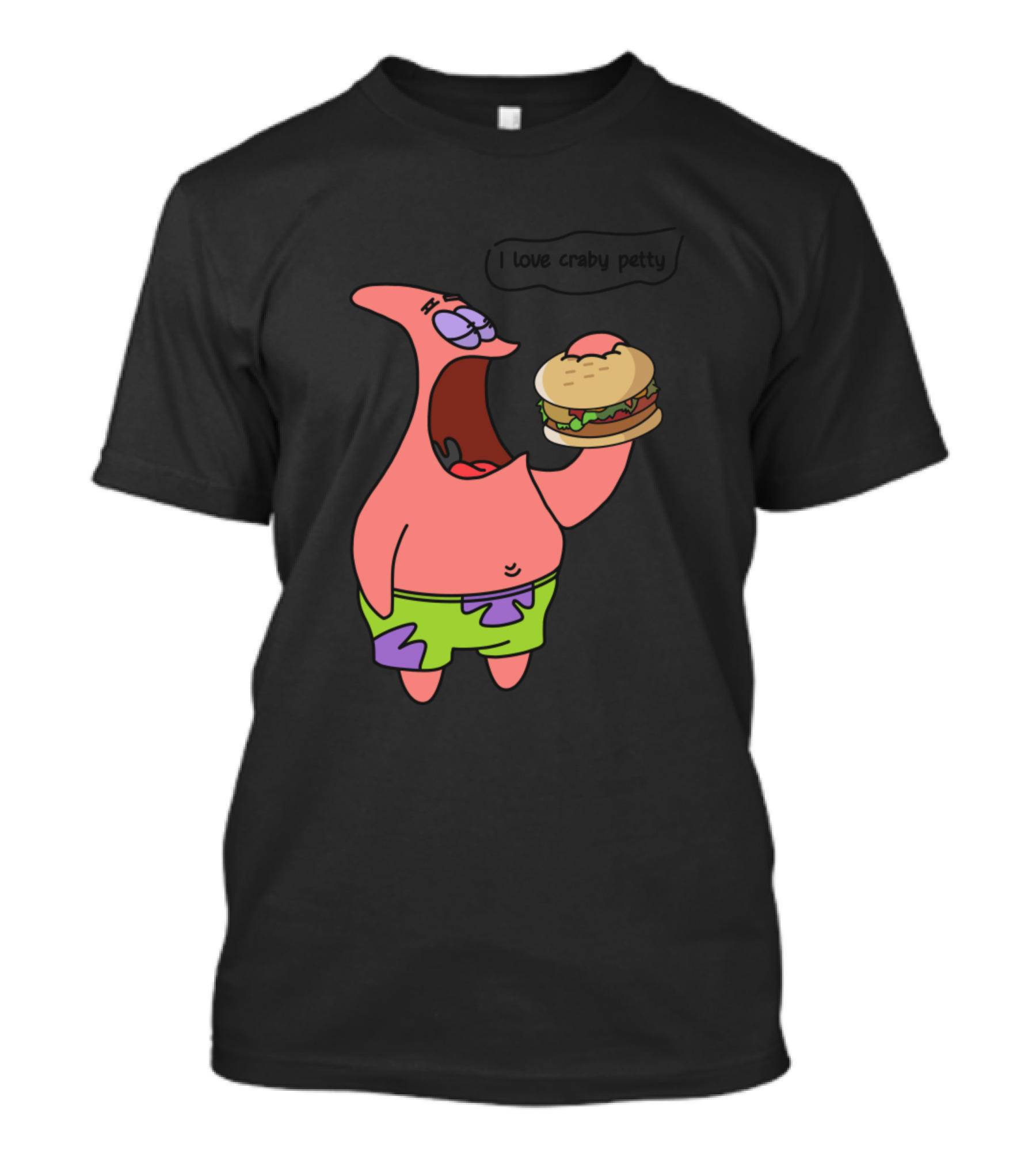 Patrick I Love Craby Patty T-Shirt
