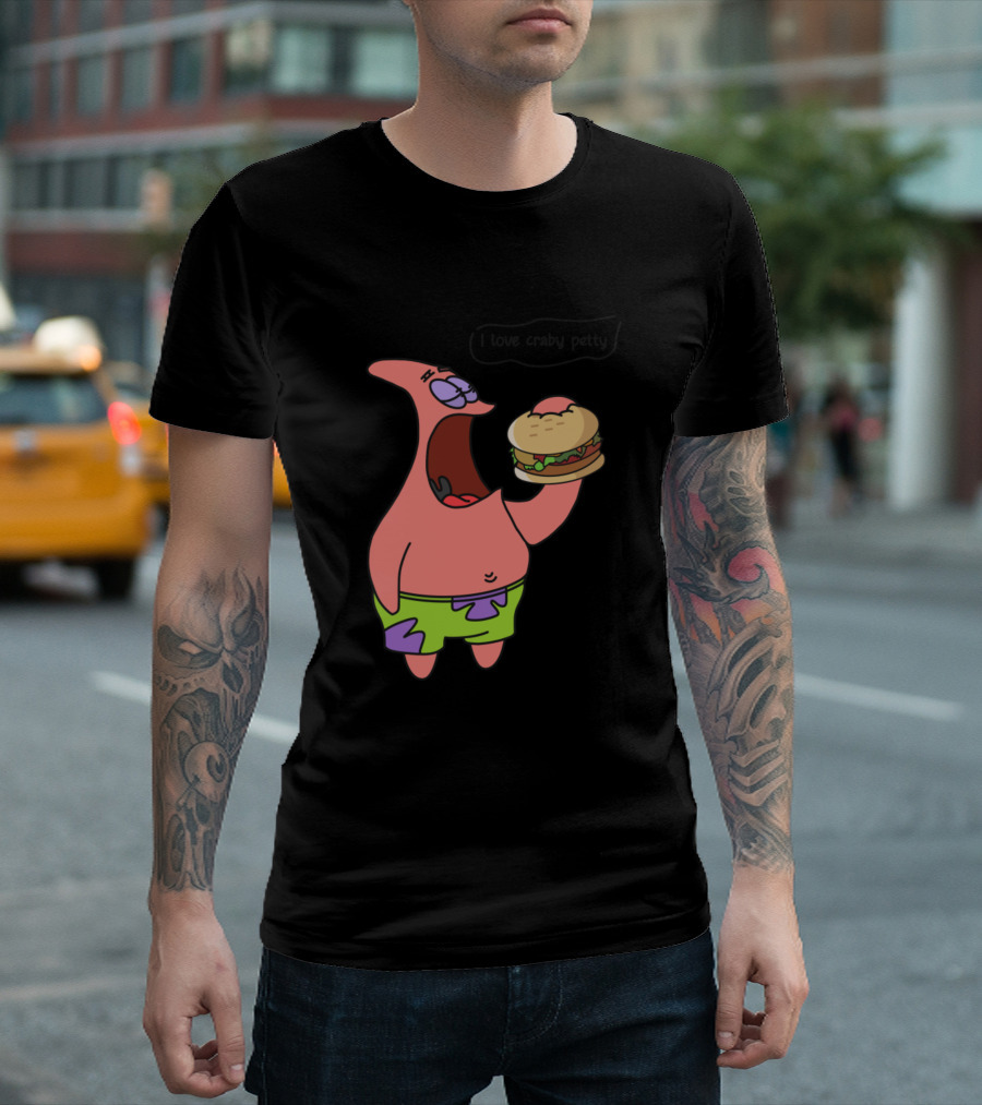 Patrick I Love Craby Patty T-Shirt