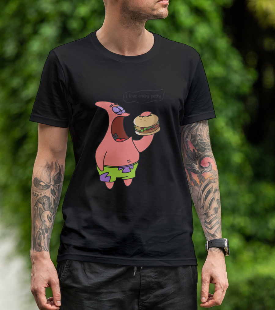 Patrick I Love Craby Patty T-Shirt