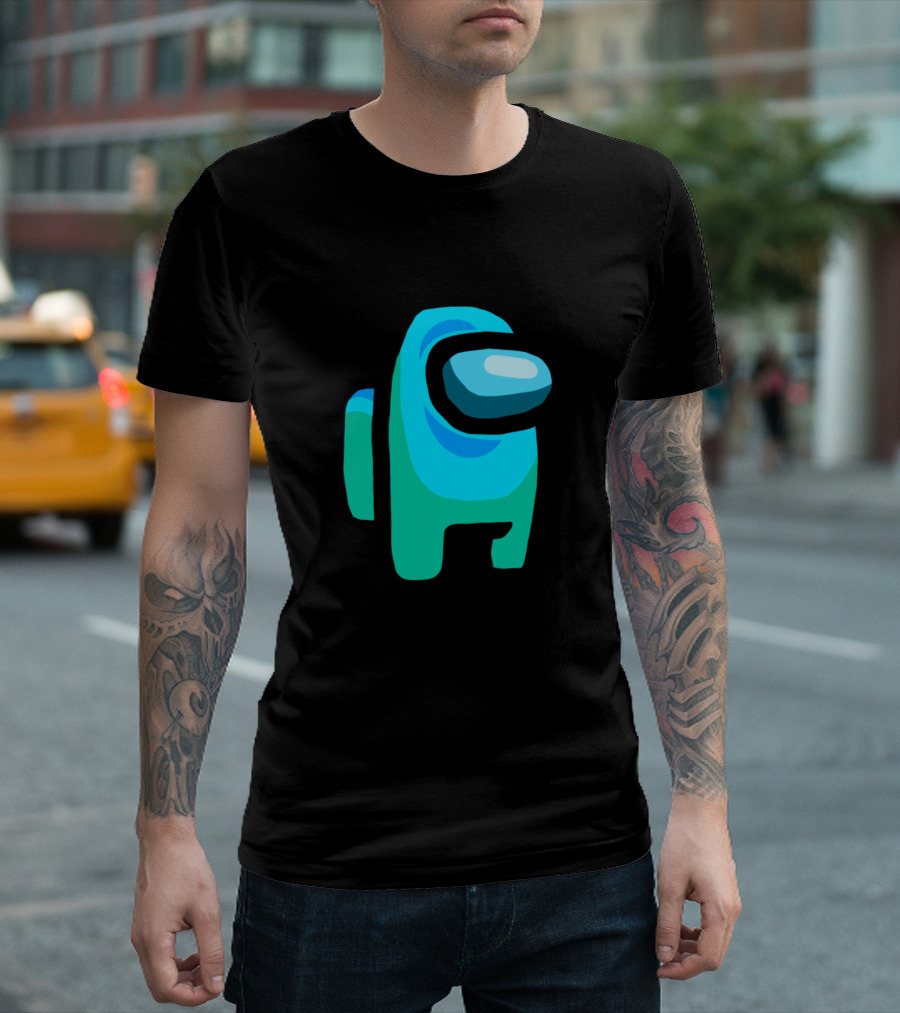 Among Us Blue Crewmate Character T-Shirt