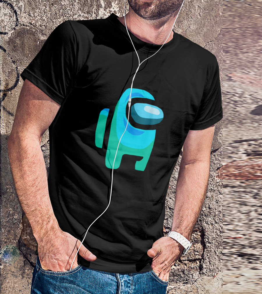 Among Us Blue Crewmate Character T-Shirt
