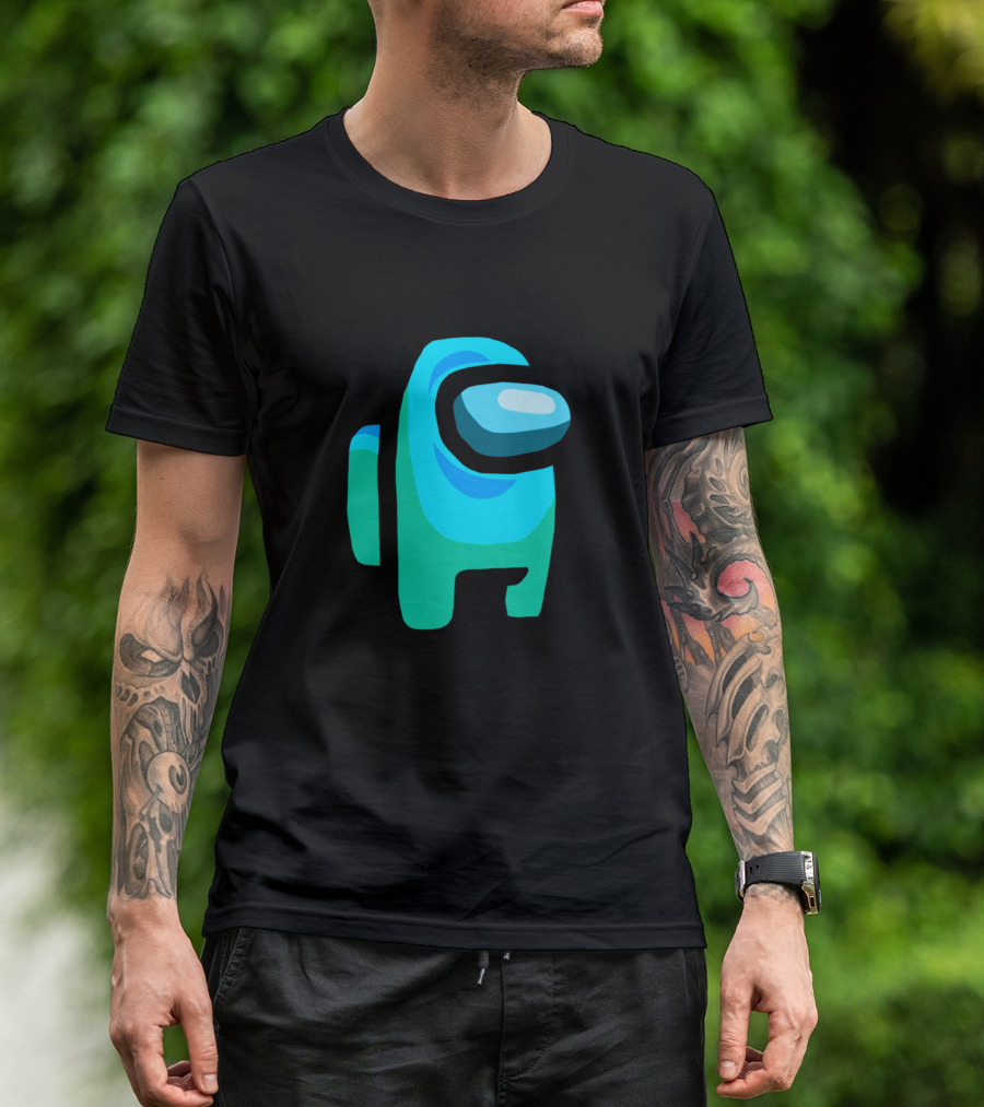 Among Us Blue Crewmate Character T-Shirt
