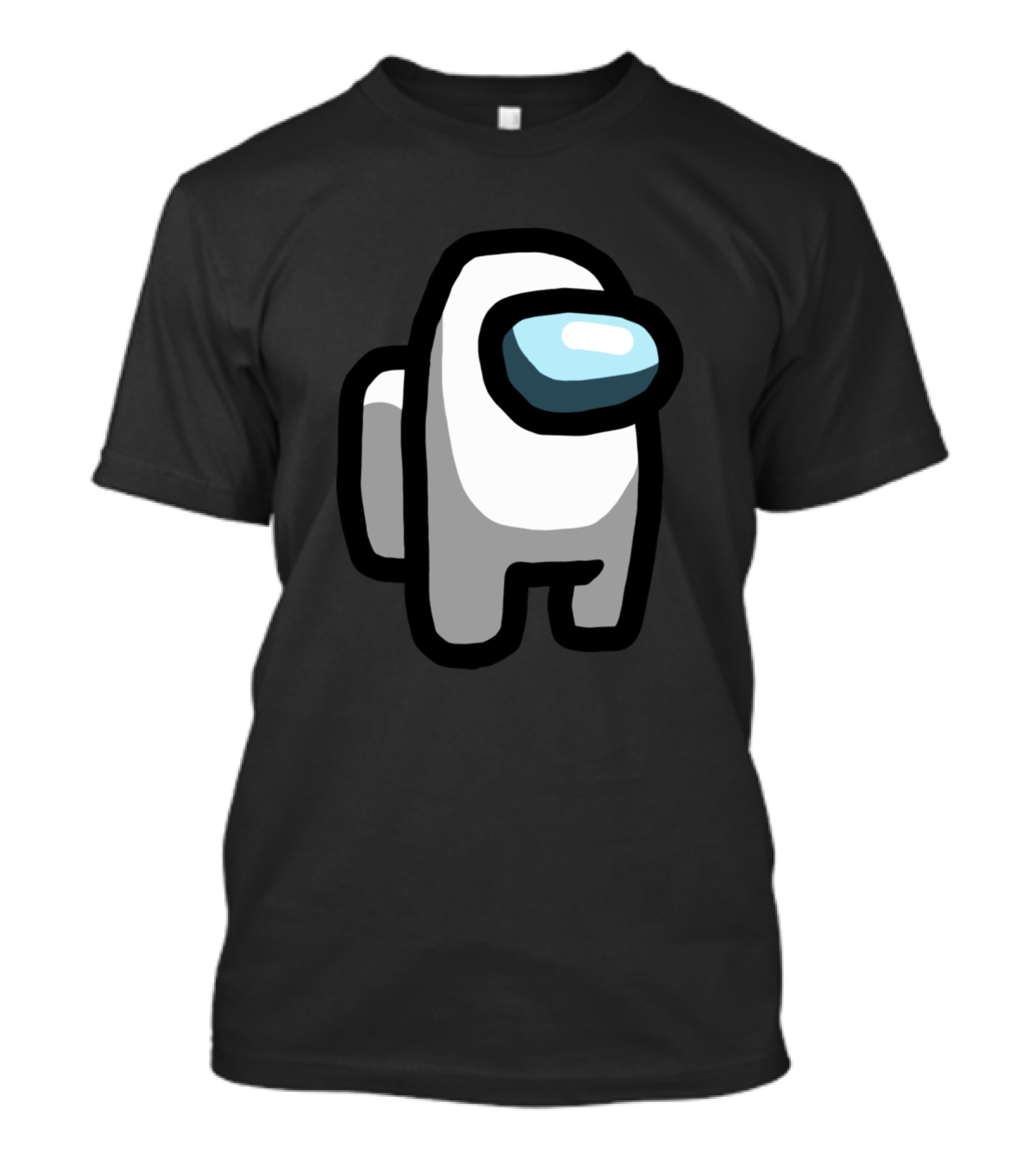 Among Us White Crewmate Icon T-Shirt