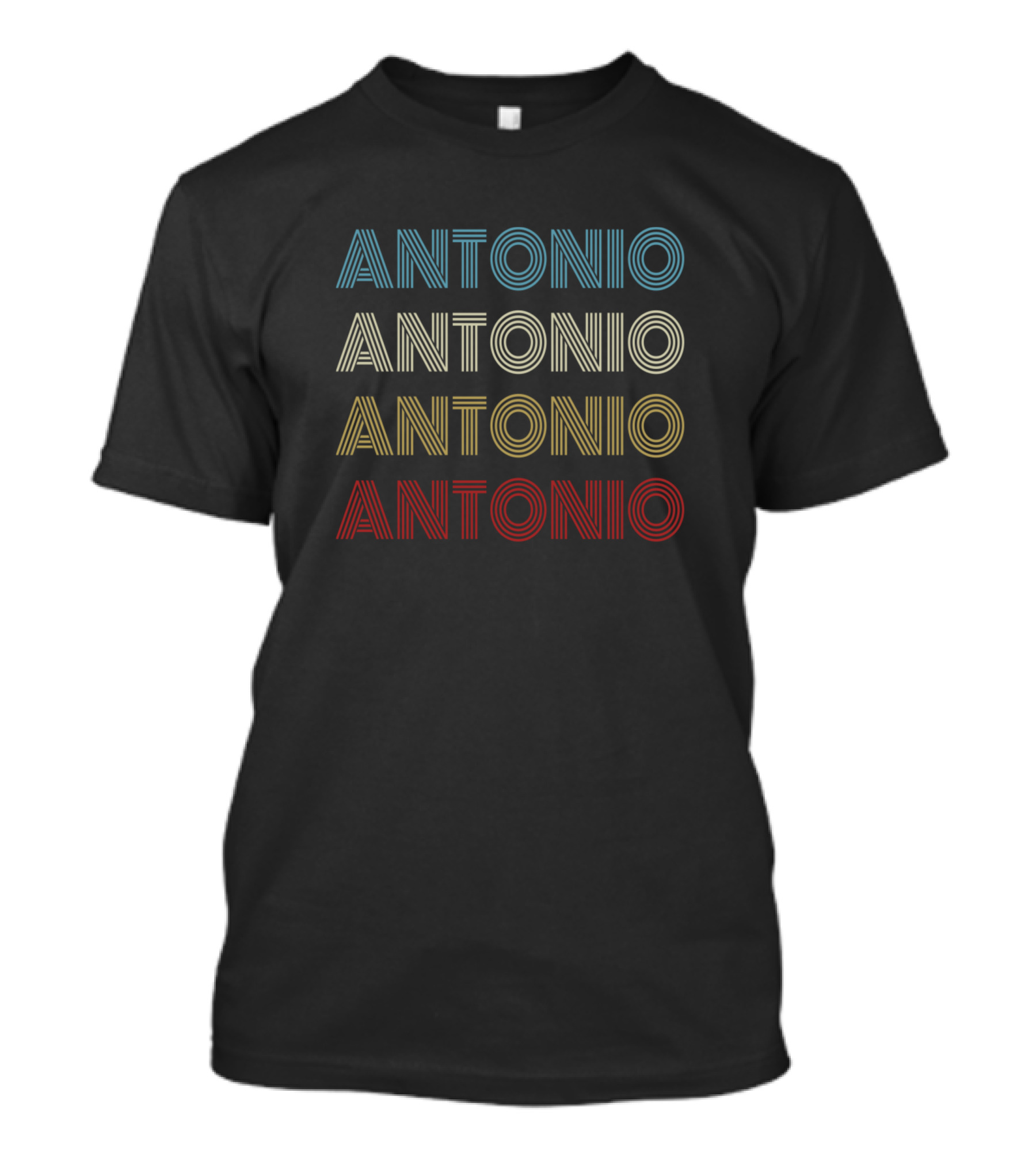 Antonio Repeated Vibrant Vintage T-Shirt