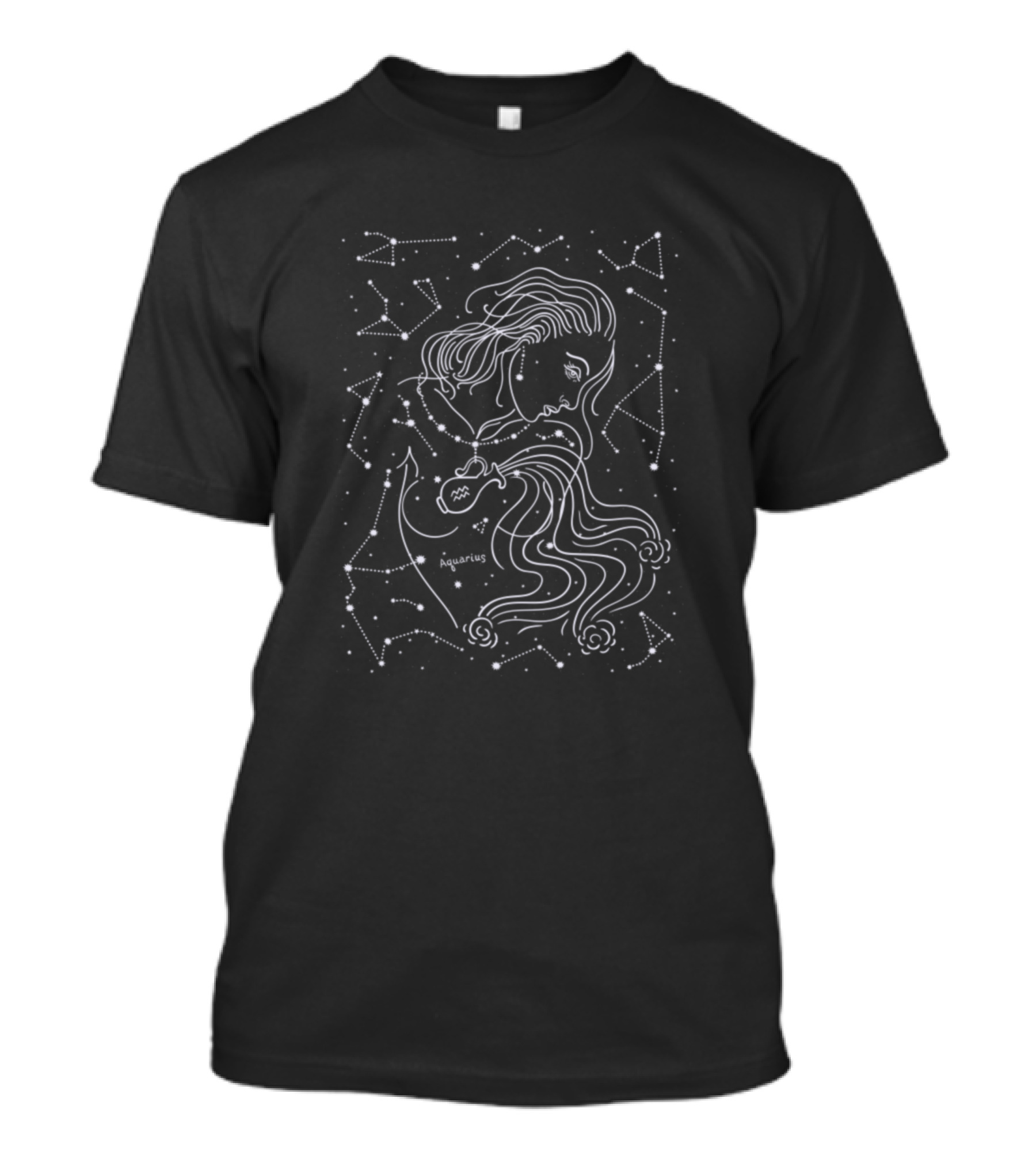 Aquarius Horoscope Stars Constellation Beautiful T-Shirt