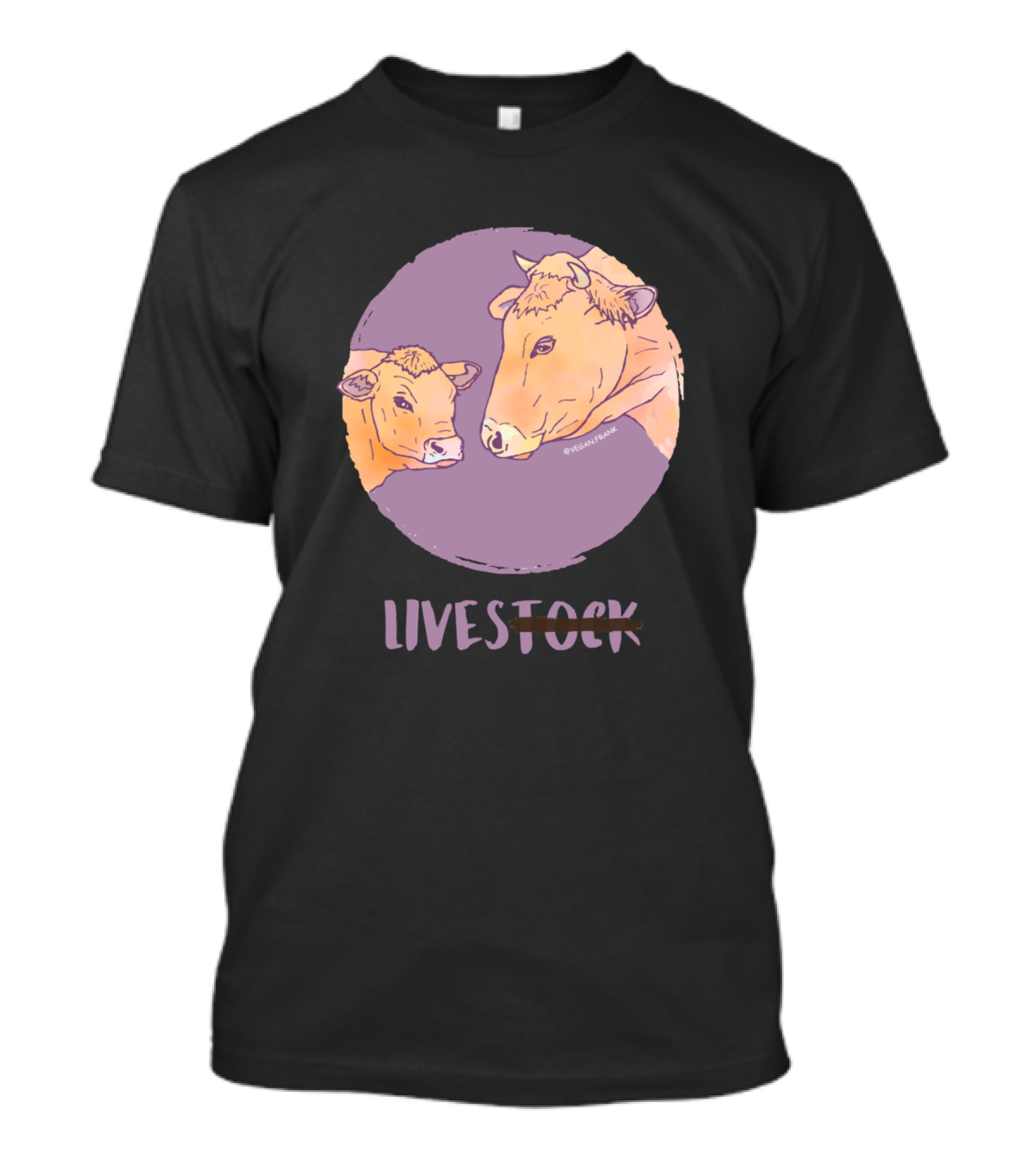 Cows Lives Not Livestock Farming Compassion T-Shirt