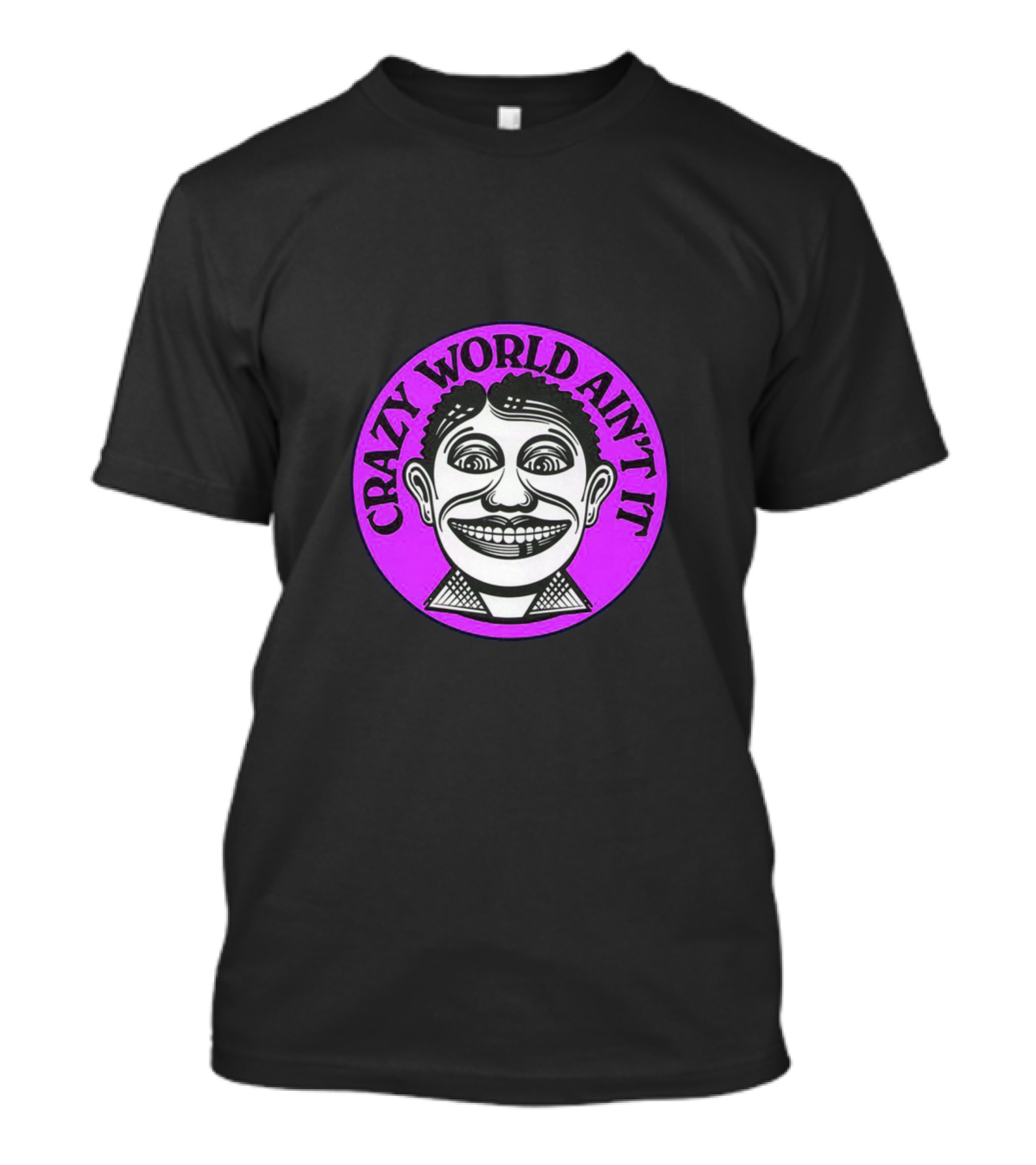 Crazy World Ain't It Retro Face T-Shirt