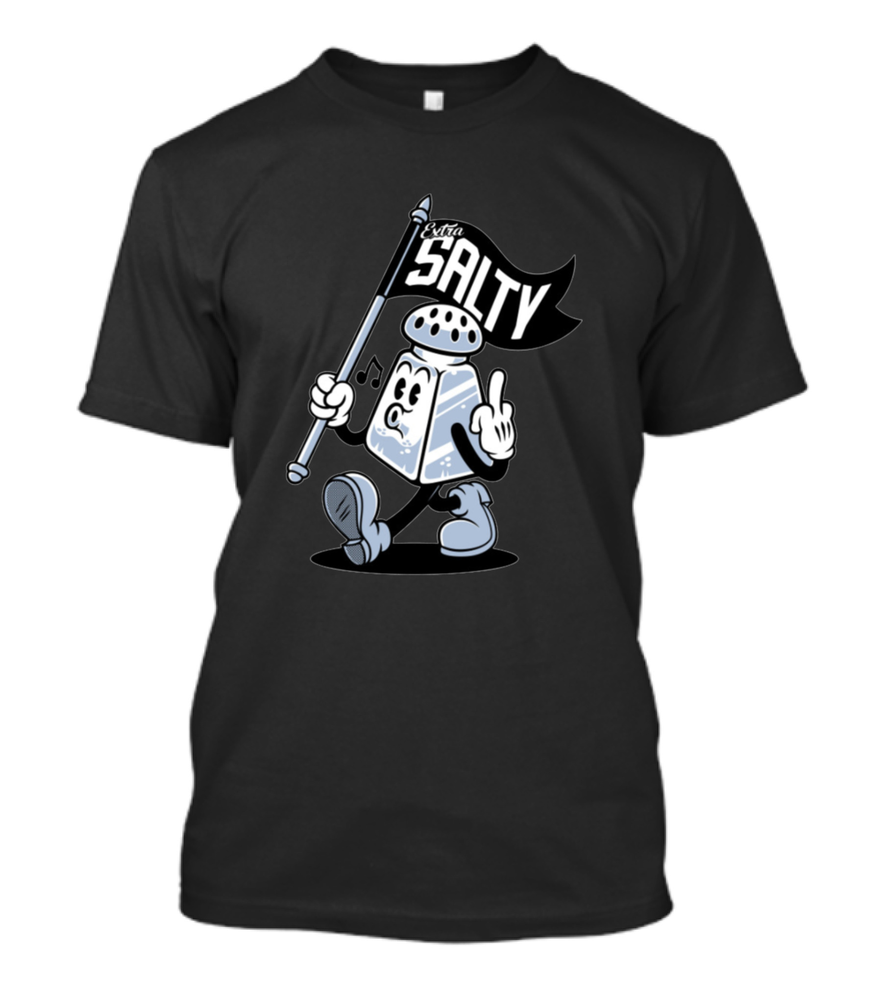 Extra Salty Sassy Vintage Cartoon Rude Offensive T-Shirt